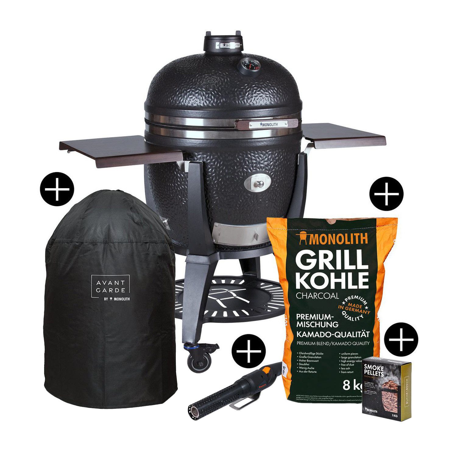MONOLITH Keramikgrill Monolith Avantgarde Le Chef Starterset