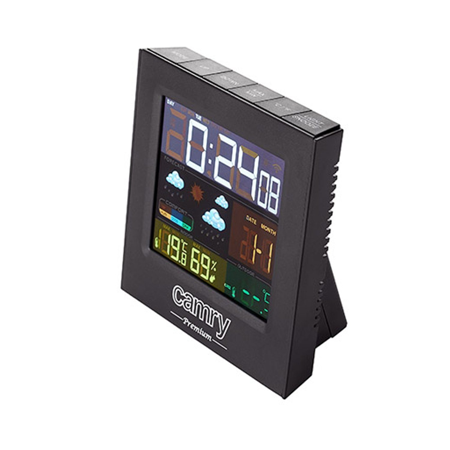 Camry CR 1166 Wetterstation (Temperatur Luftfeuchtigkeit kabelloser Außensensor)