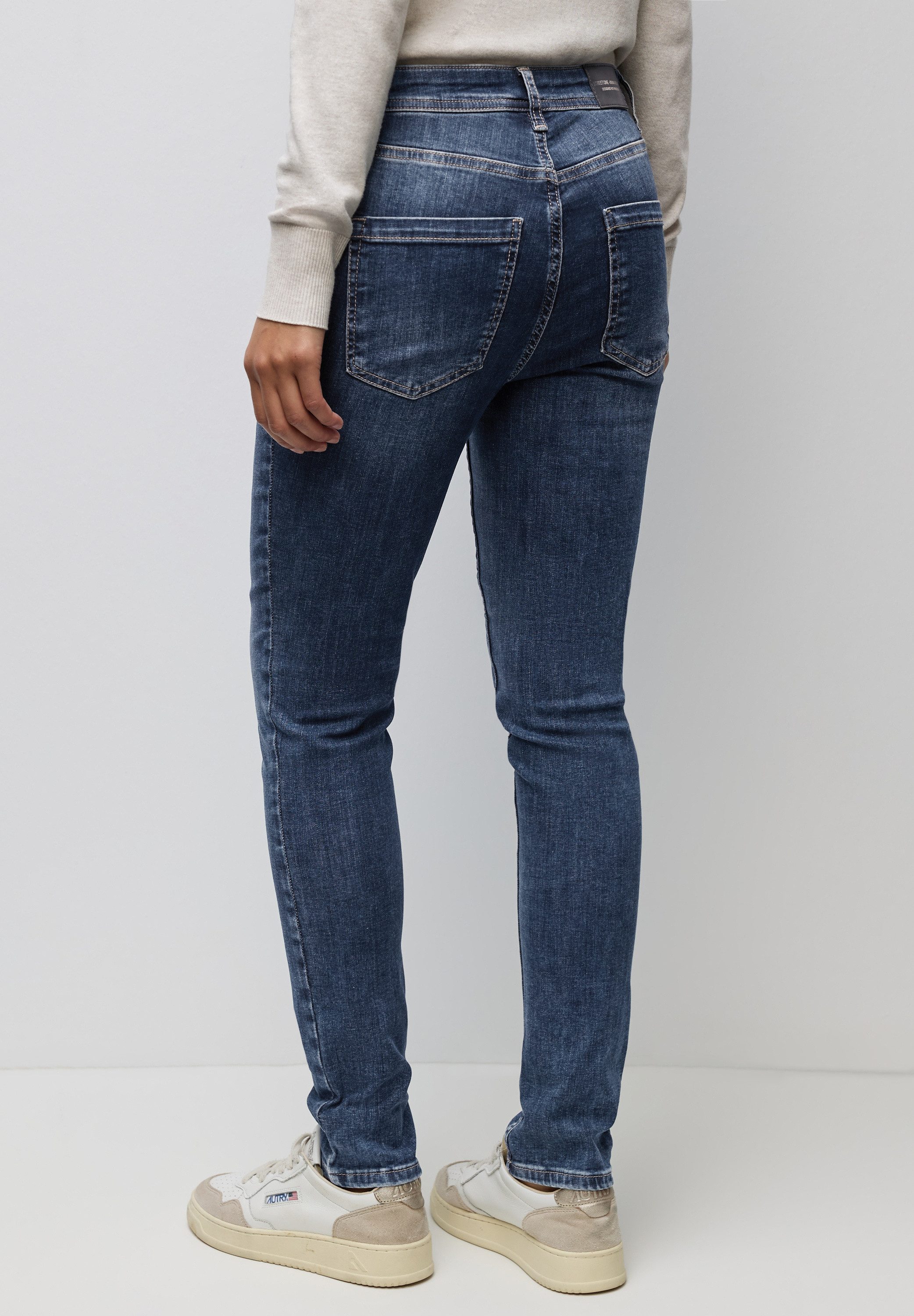 STREET ONE Slim-fit-Jeans High Waist günstig online kaufen