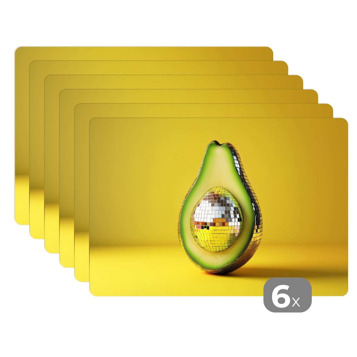 MuchoWow Platzset Avocado - Discokugel - günstig online kaufen