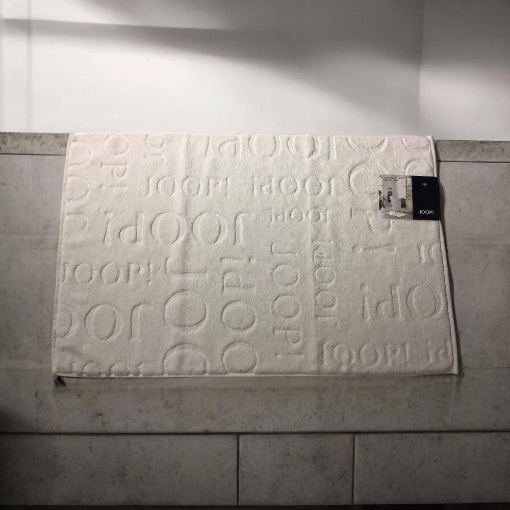 JOOP! Badematte Selection Uni 1711 Weiß, 100% Baumwolle, Rechteckig
