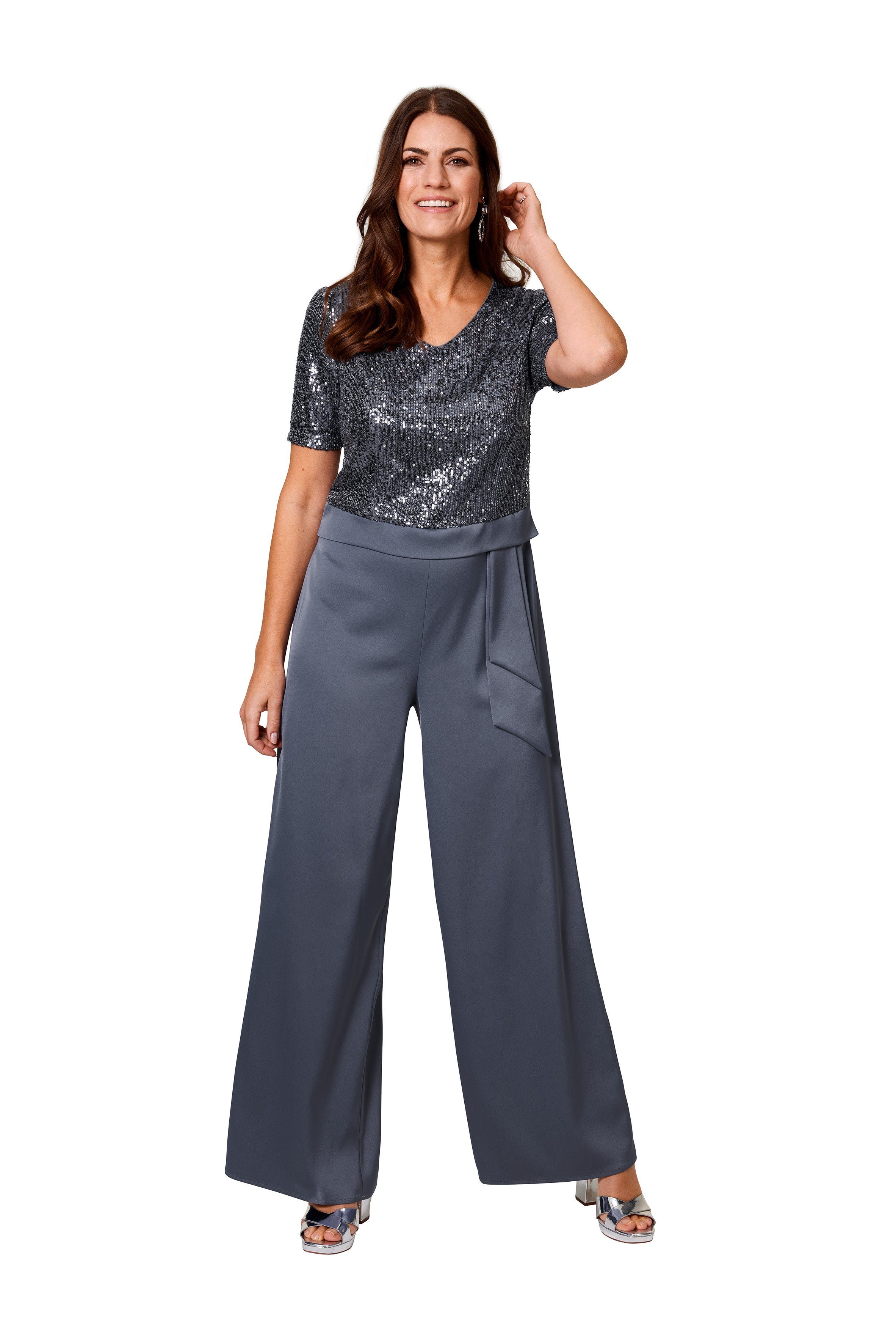 HERMANN LANGE Collection Culotte-Overall mit Pailletten