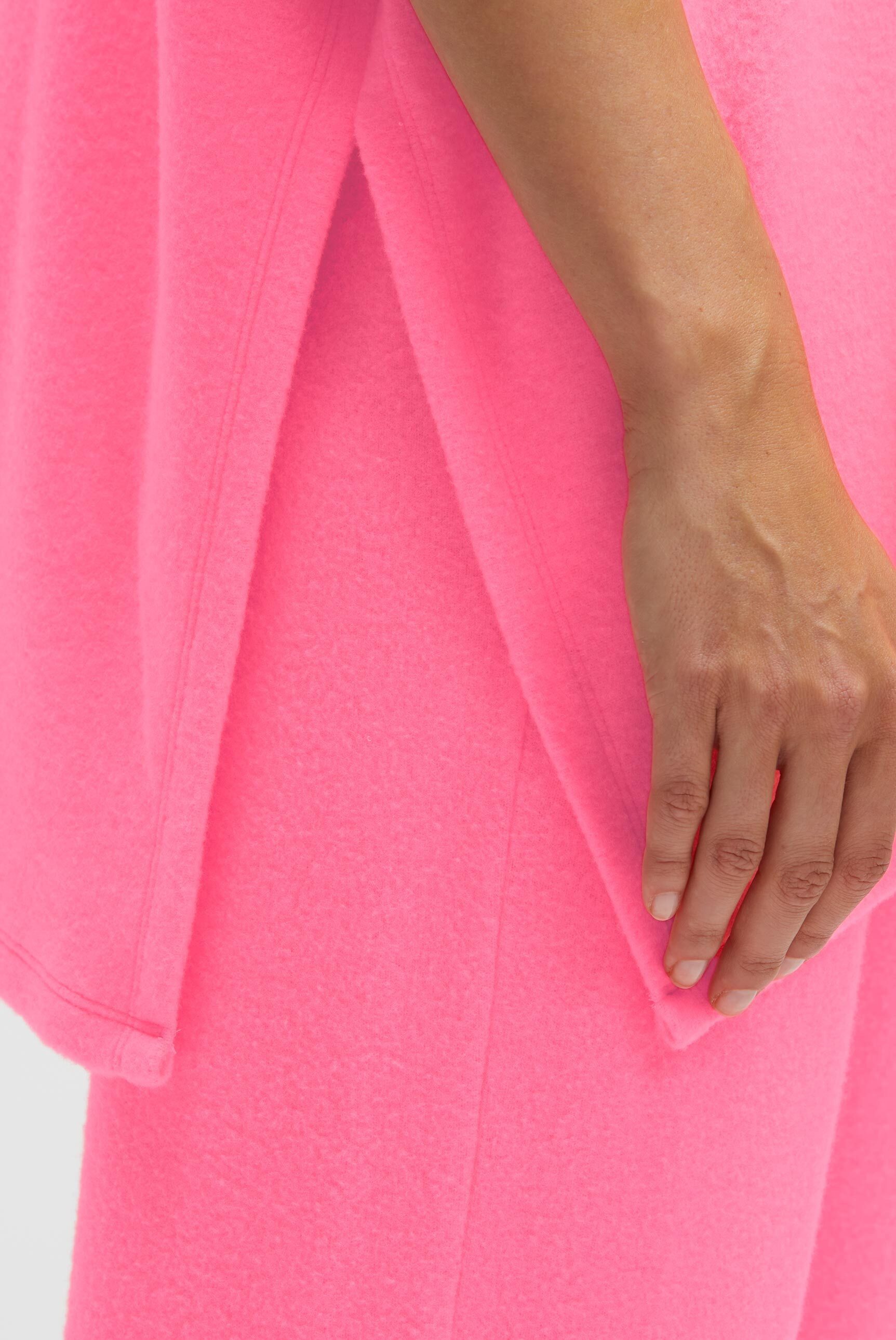 SOCCX Strickponcho aus Flauschstrick