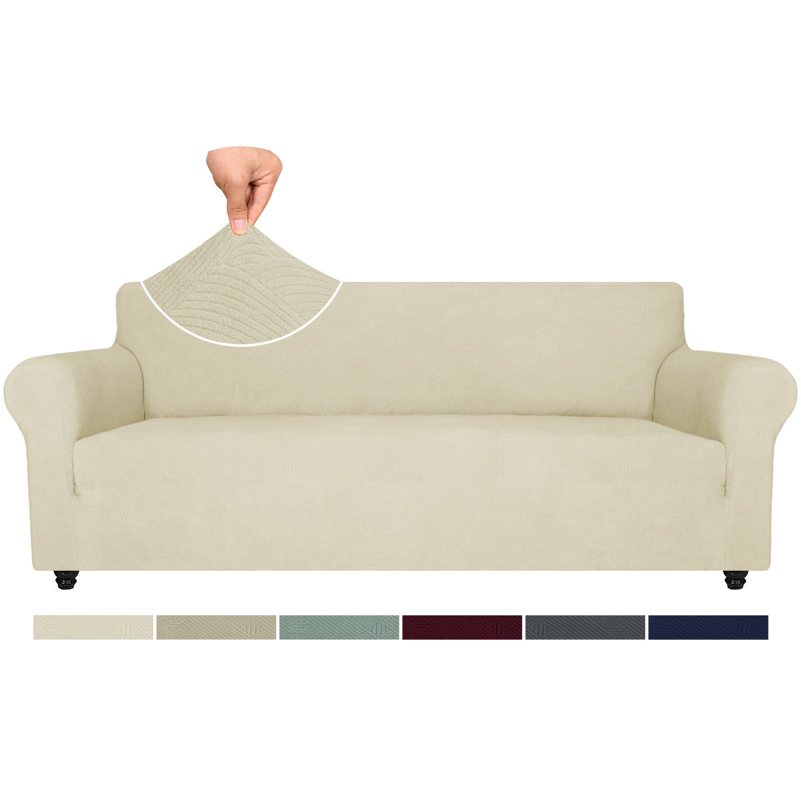 Coonoor Sofahusse Stretch Sofabezug, Sofa Überzug 1/2/3/4 Sitzer, Sofaschon günstig online kaufen