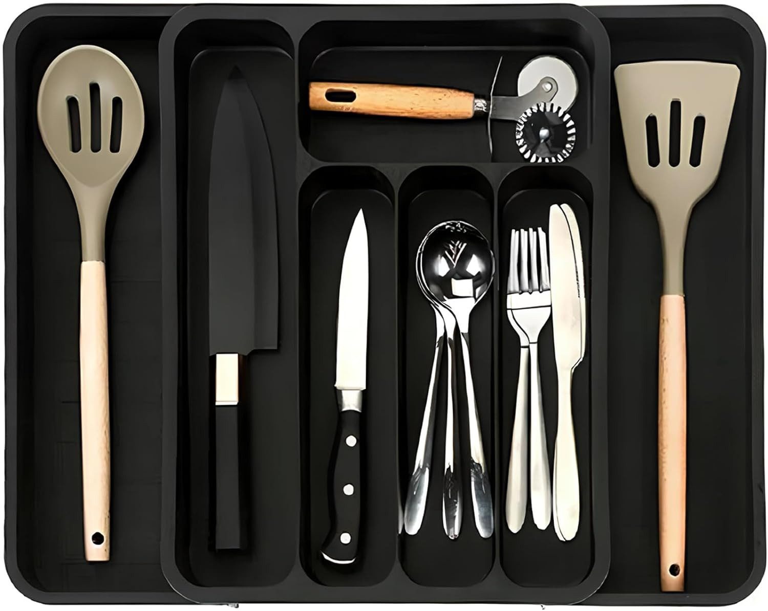 Zedelmaier Besteckhalter Verstellbare Breite für Schubladen Besteckkasten, günstig online kaufen