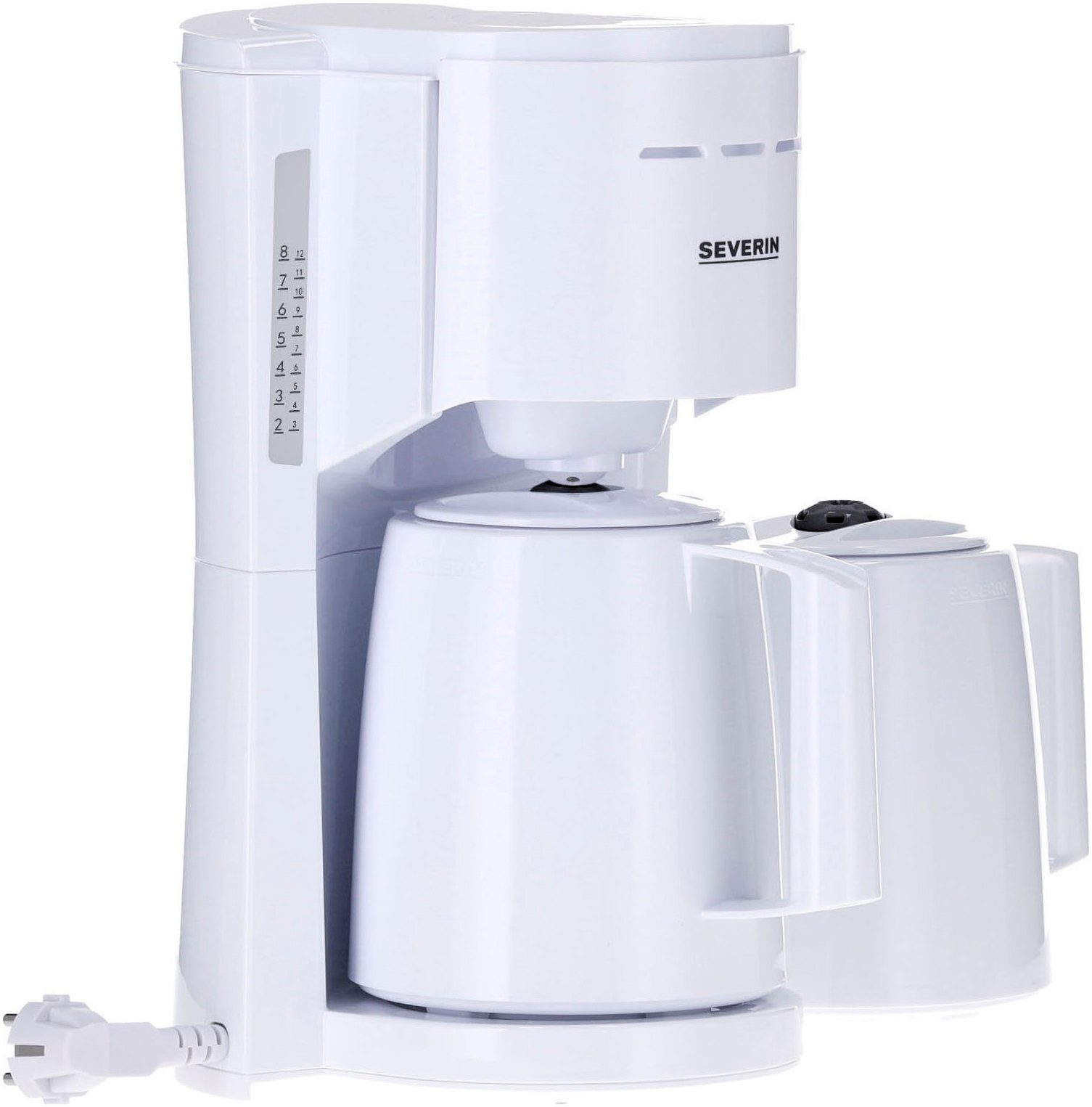 Severin Filterkaffeemaschine KA 9309 mit 2 Thermokannen, 1l Kaffeekanne, Papierfilter 1x4, zwei Theromkannen für doppelten Kaffeegenuss