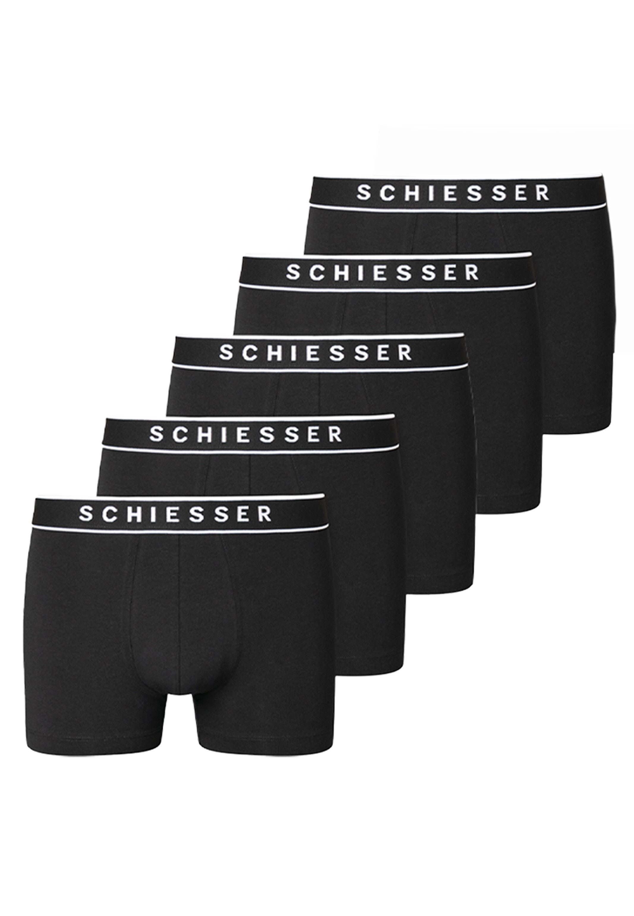 Schiesser Retro Boxer 5er Pack 95/5 Organic Cotton (Spar-Set) Retro Short / günstig online kaufen