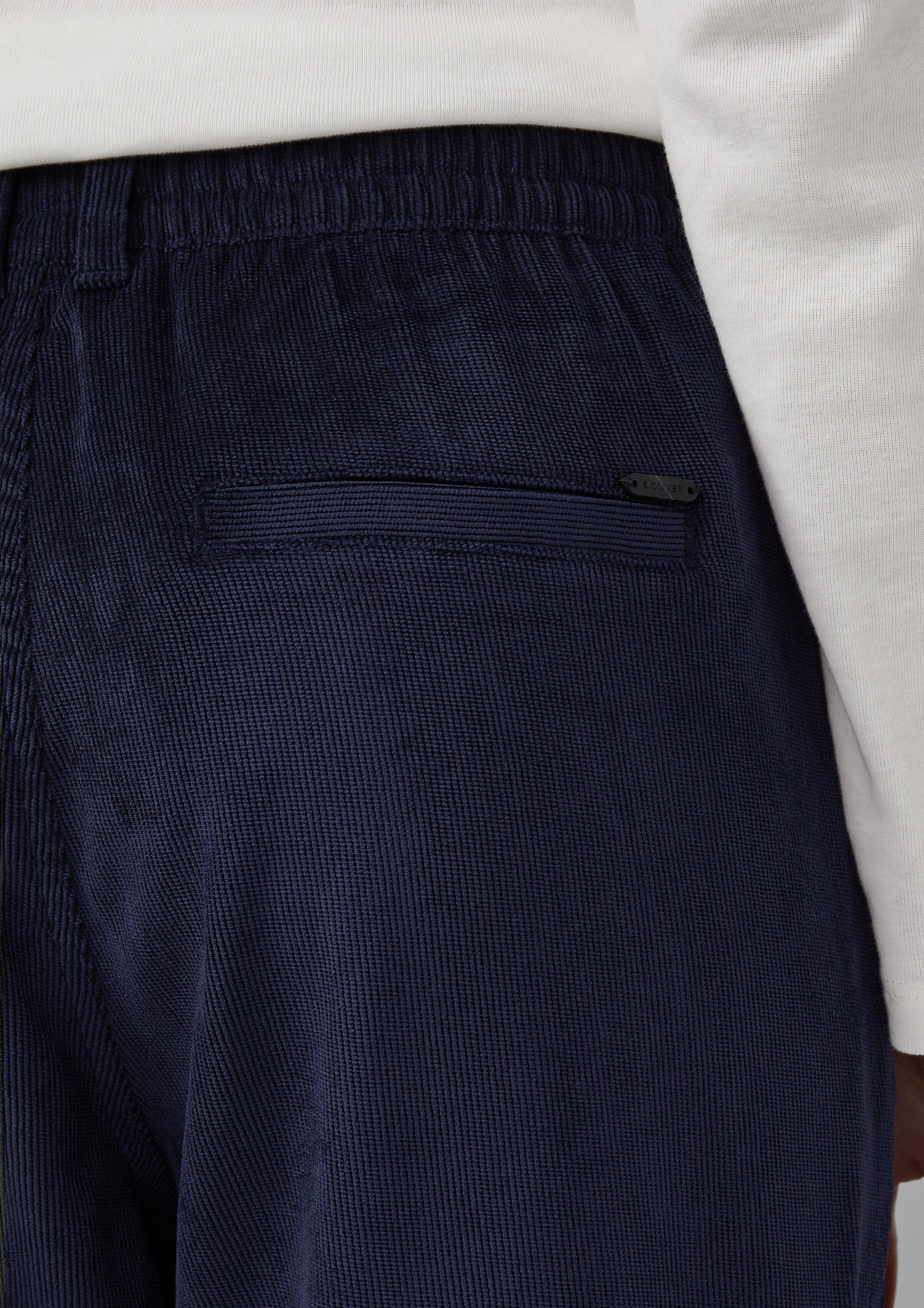 s.Oliver 7/8-Hose Ankle-Cordhose mit Elastikbund und günstig online kaufen