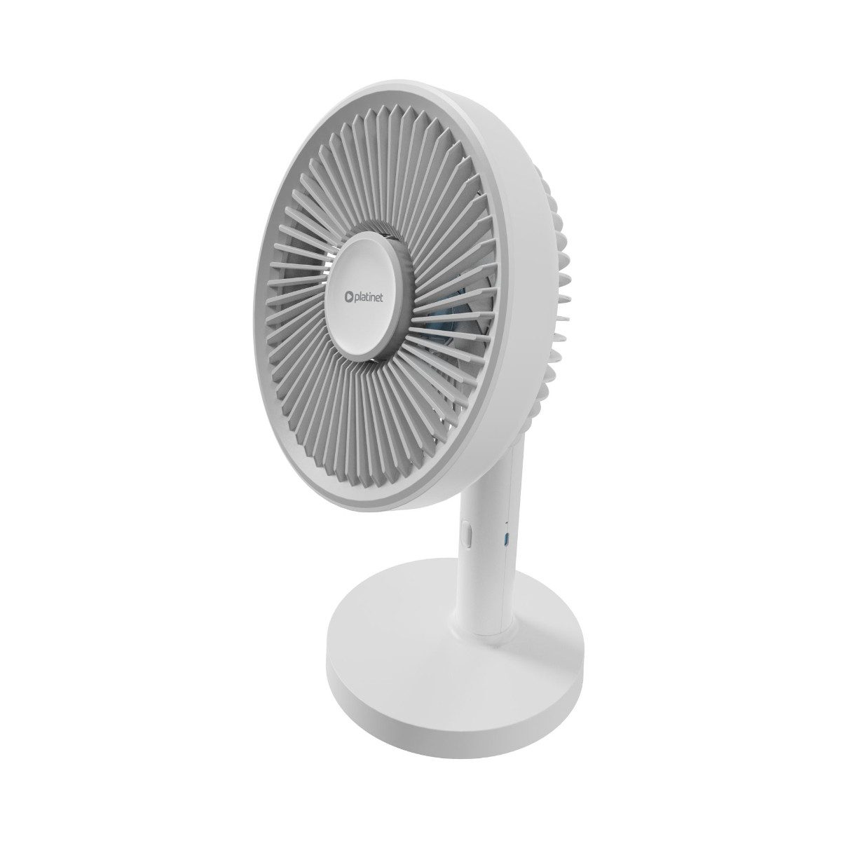 Platinet Tischventilator PRDF0576, Akku Tischventilator mit USB-C und 3 Stufen