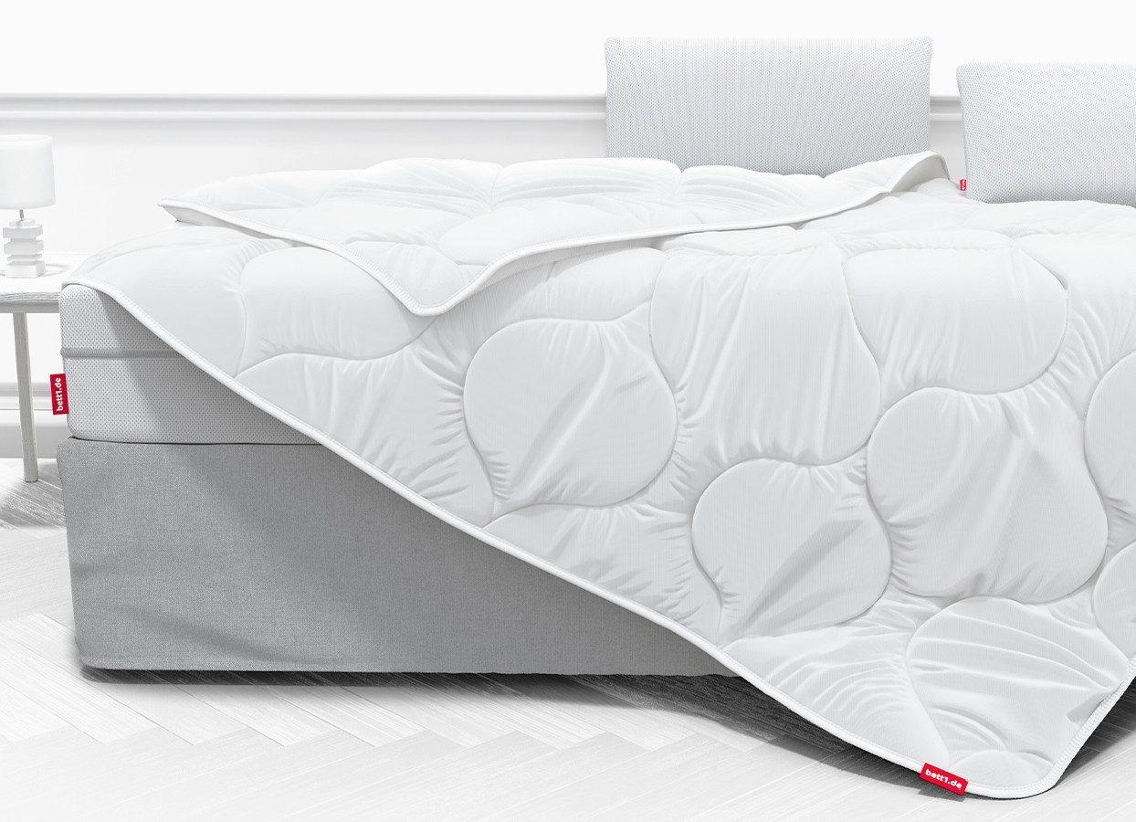 bett1.de Baumwollbettdecke BODYGUARD® Ganzjahresdecke mittelwarm, Decke für alle Jahreszeiten, Bezug: 100% Baumwolle, Füllung: 100% Polyester, waschbar bei 40°  – Bild 4 von 4