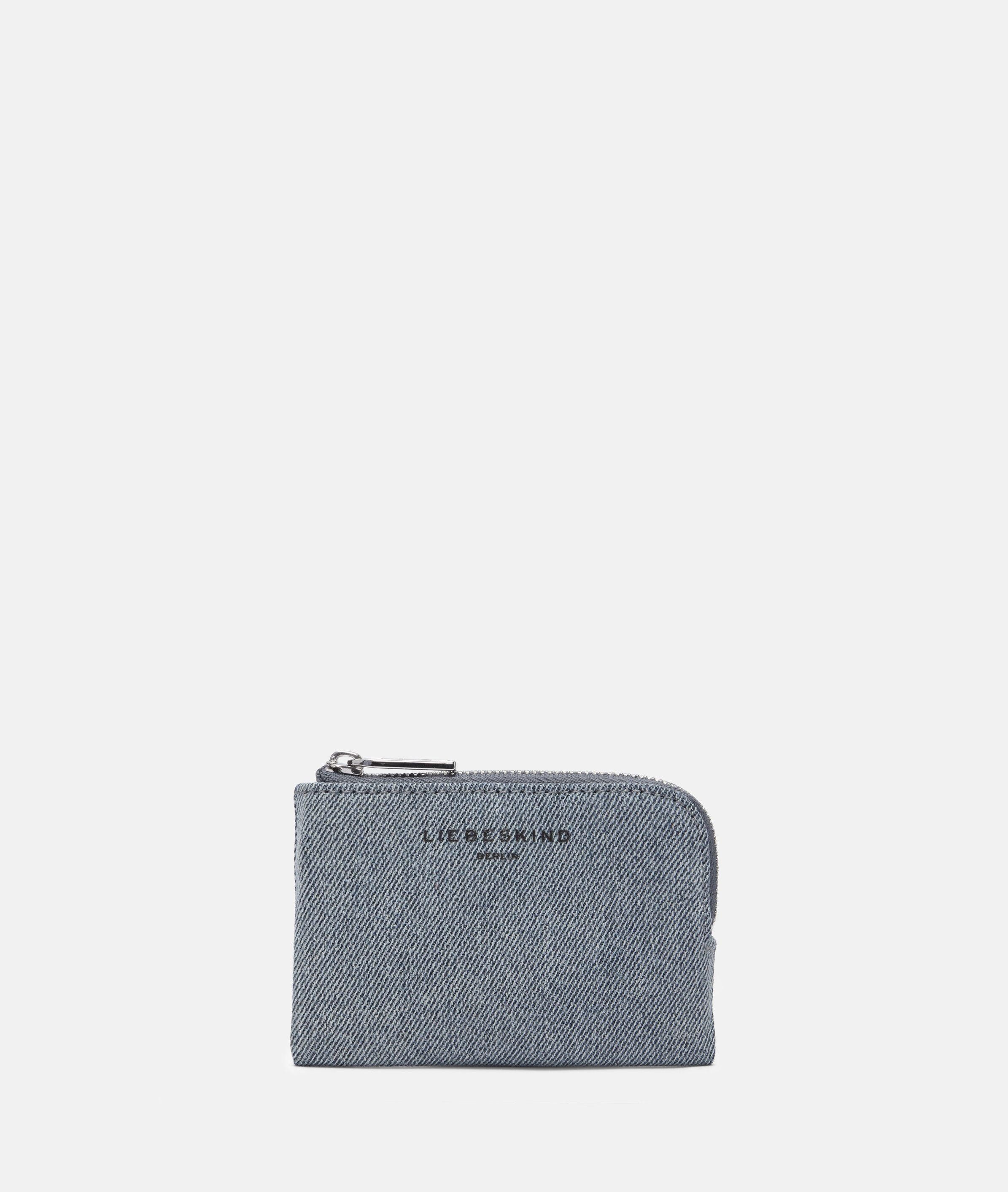 Liebeskind Berlin Geldbörse Portemonnaie LENA (1-tlg), Mini Portemonnaie aus Denim