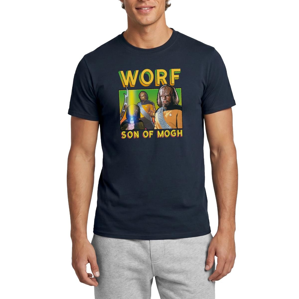 T-Shirt Star Trek The Next Generation Worf Männer T-Shirt