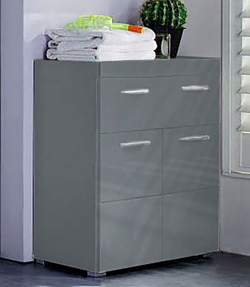 welltime Unterschrank Avena Badezimmerschrank mit 1 großen Schubkasten und 2 Türen - 73/31/79 cm – Bild 5 von 5