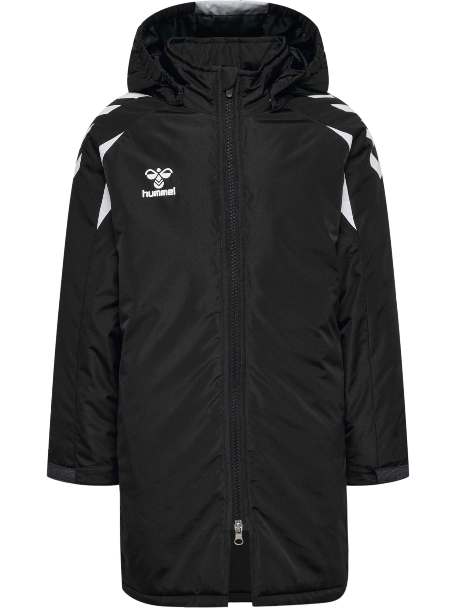 hummel Stadionjacke HMLCORE 2.0 BENCH JACKET KIDS für Kinder und Jugendliche, aus Polyester, aus Interlock-Stoff