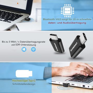 Insma Bluetooth-Adapter, Bluetooth 4,0 USB C Adapter