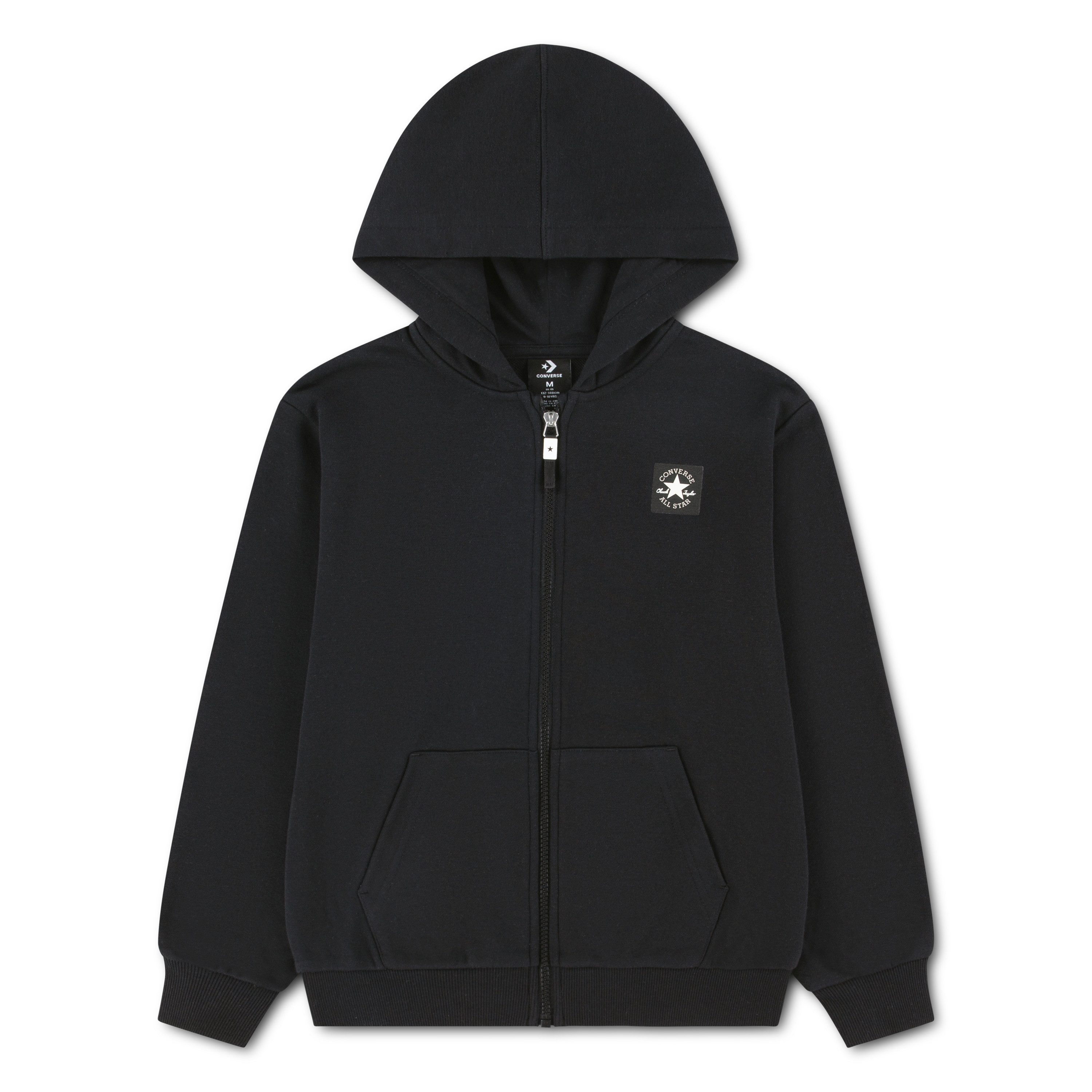 Converse Kapuzensweatjacke CNVB VARCITY ZIP FRONT HOODIE für Kinder geeignet, mit durchgehendem Reißverschluss vorne
