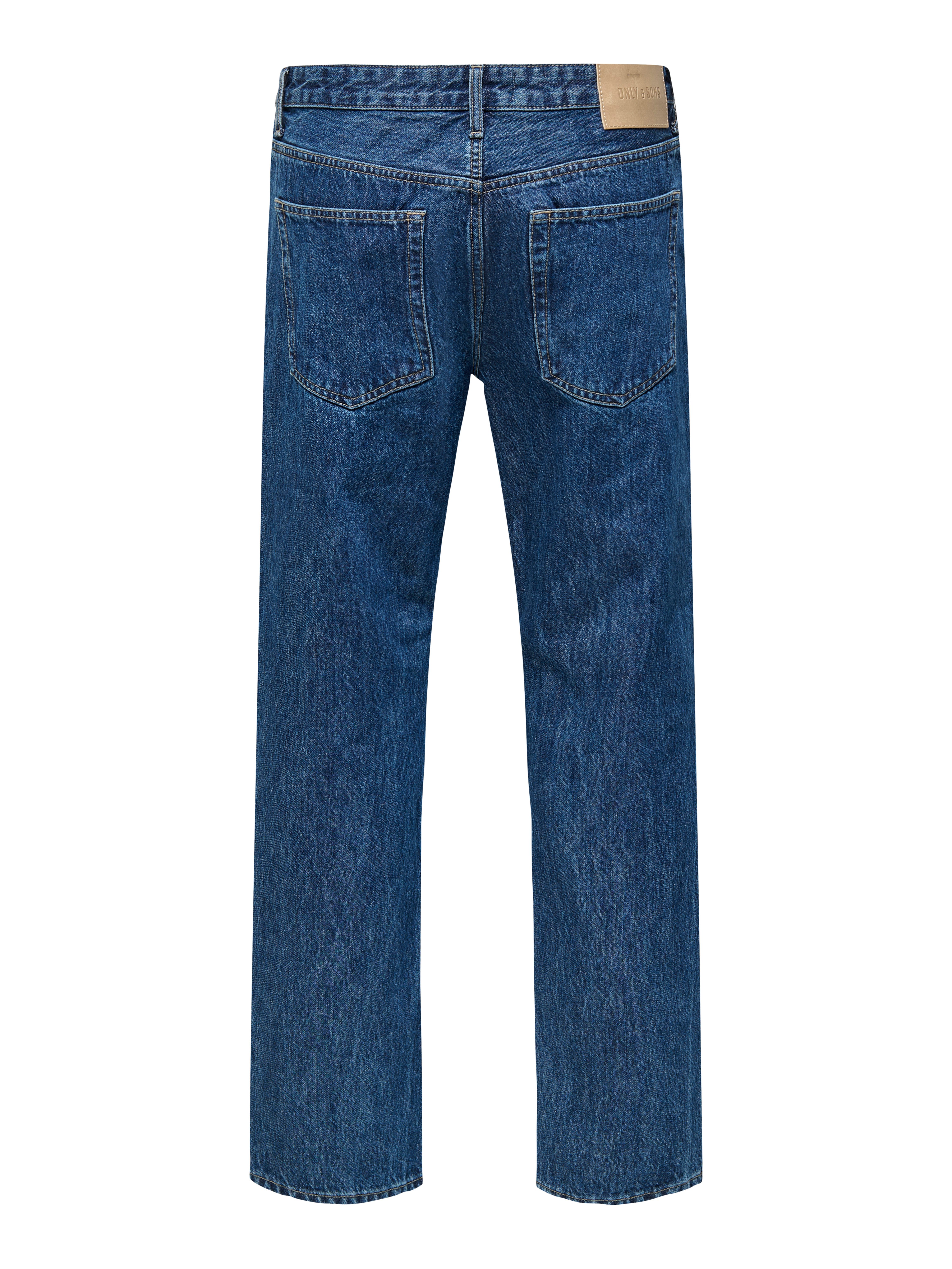 ONLY & SONS Straight-Jeans ONSEDGE STRAIGHT DNM Baumwolle, straight fit – Bild 5 von 5