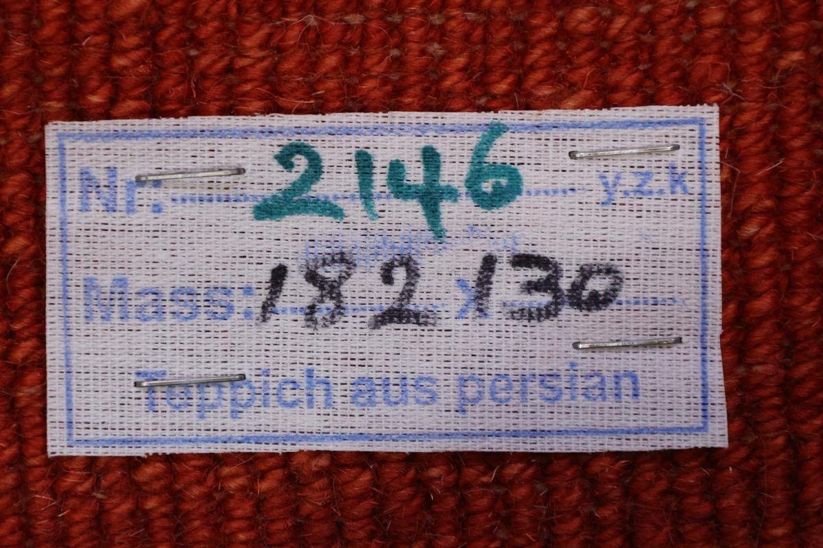 Orientteppich Perser Gabbeh Höhe: Trading, Handgeknüpfter 131x181 mm rechteckig, Loribaft Nain 12 Moderner Orientteppich