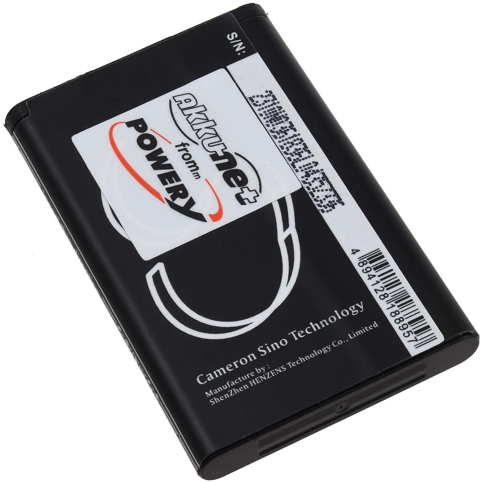Powery Akku für Panasonic KX-TU110, KX-TU110 EXB Handy-Akku 1200 mAh (3.7 V)