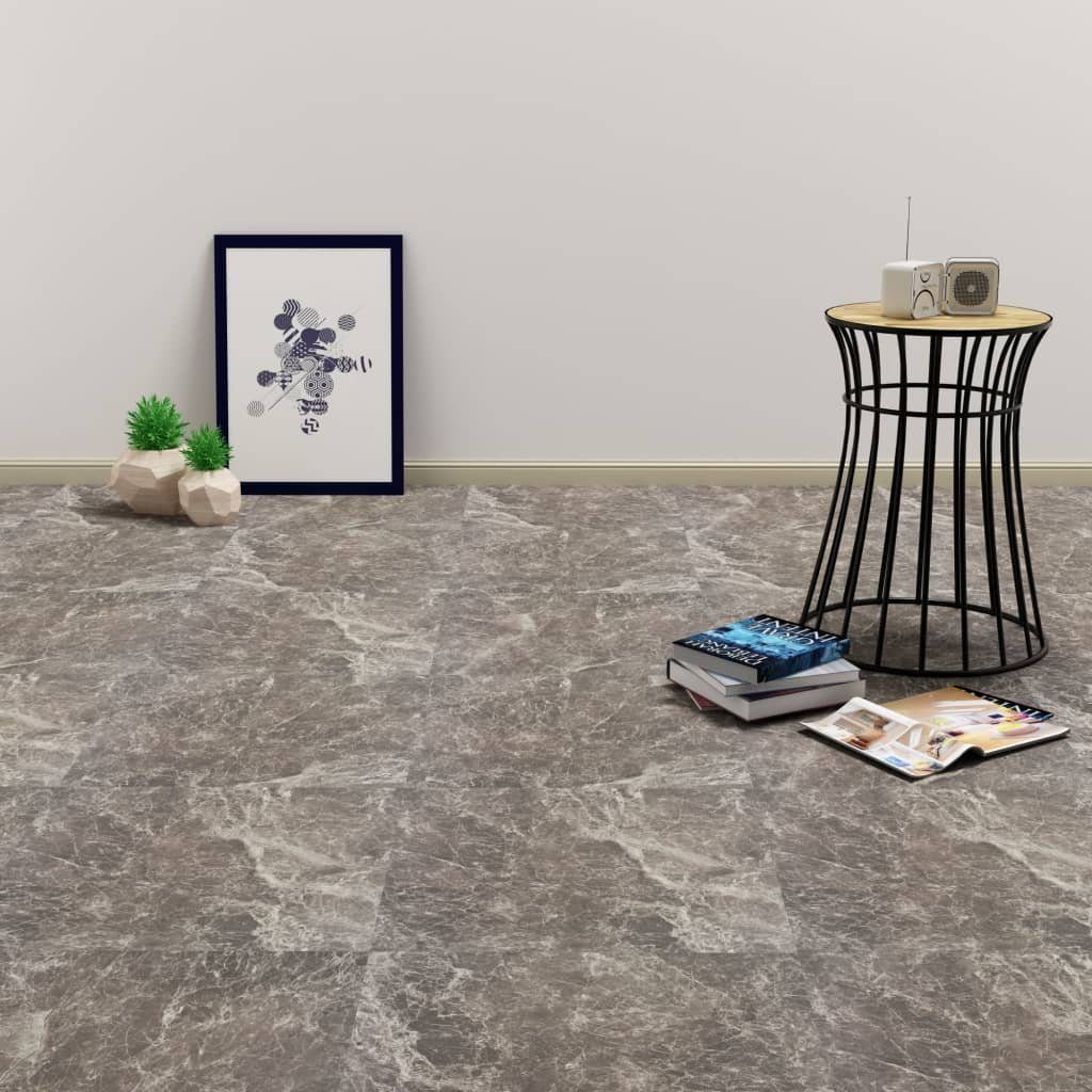 Teppichboden PVC-Fliesen Selbstklebend 5,11 m² Schwarz Marmor-Optik, vidaXL