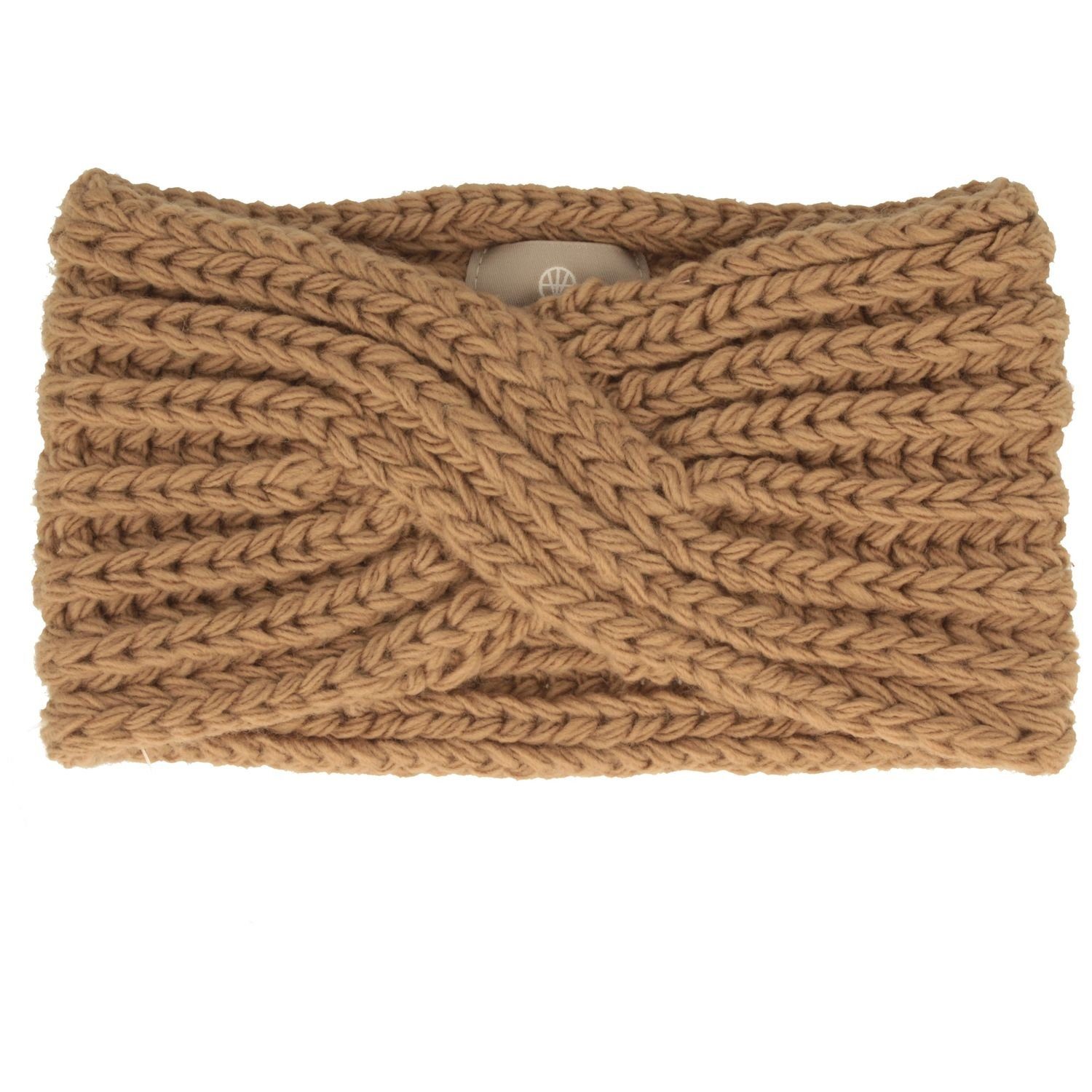 Loevenich Stirnband grobgestrickt vorne gedreht