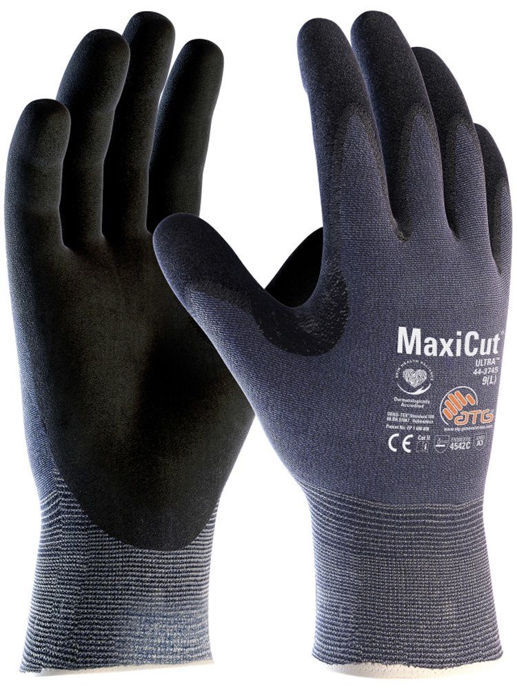 Schnittschutzklasse Ultra™" (44-3745) Paar ATG Schnittschutzhandschuhe "MaxiCut® 6 5