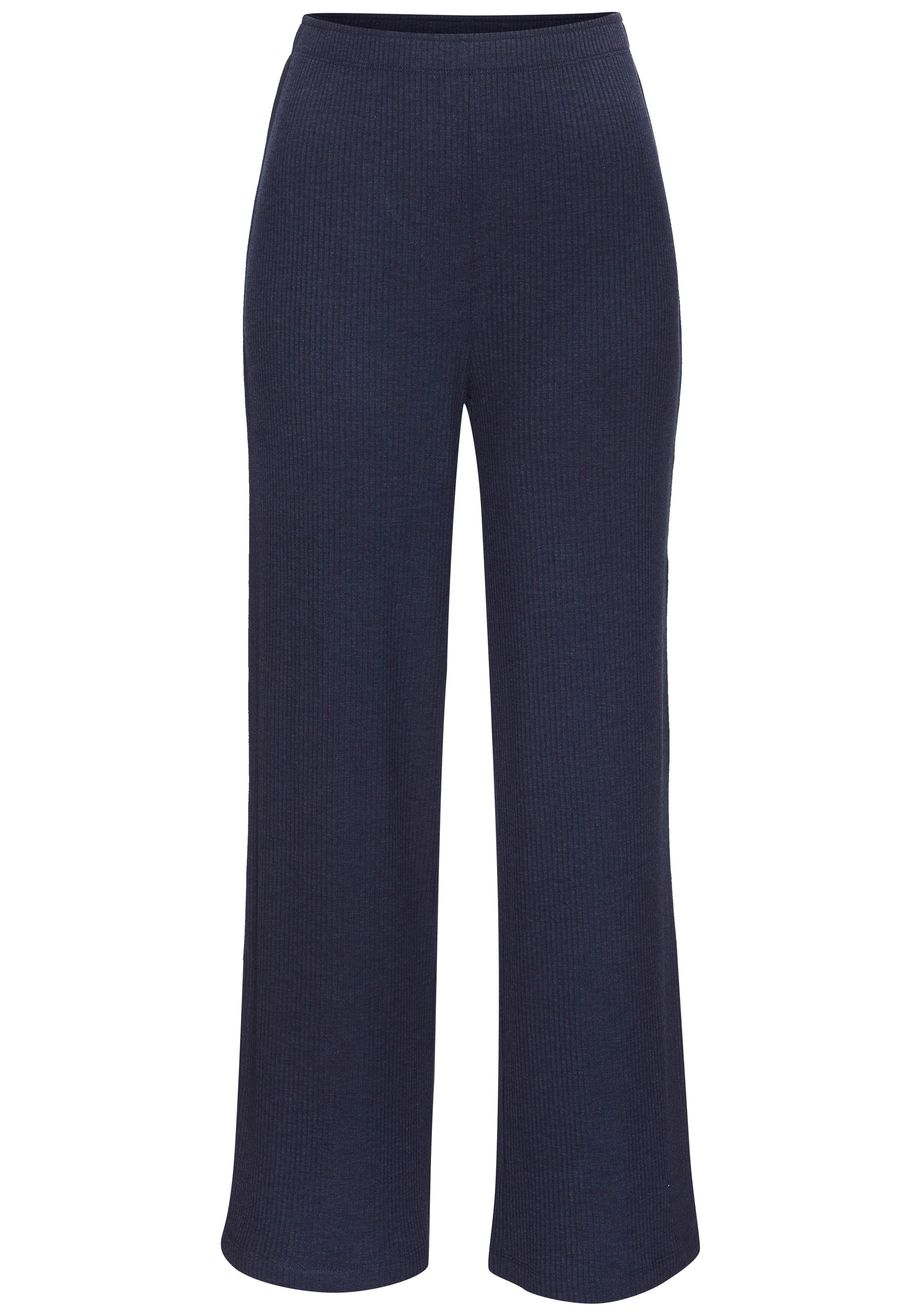 s.Oliver Pyjamahose aus weicher Rippqualität