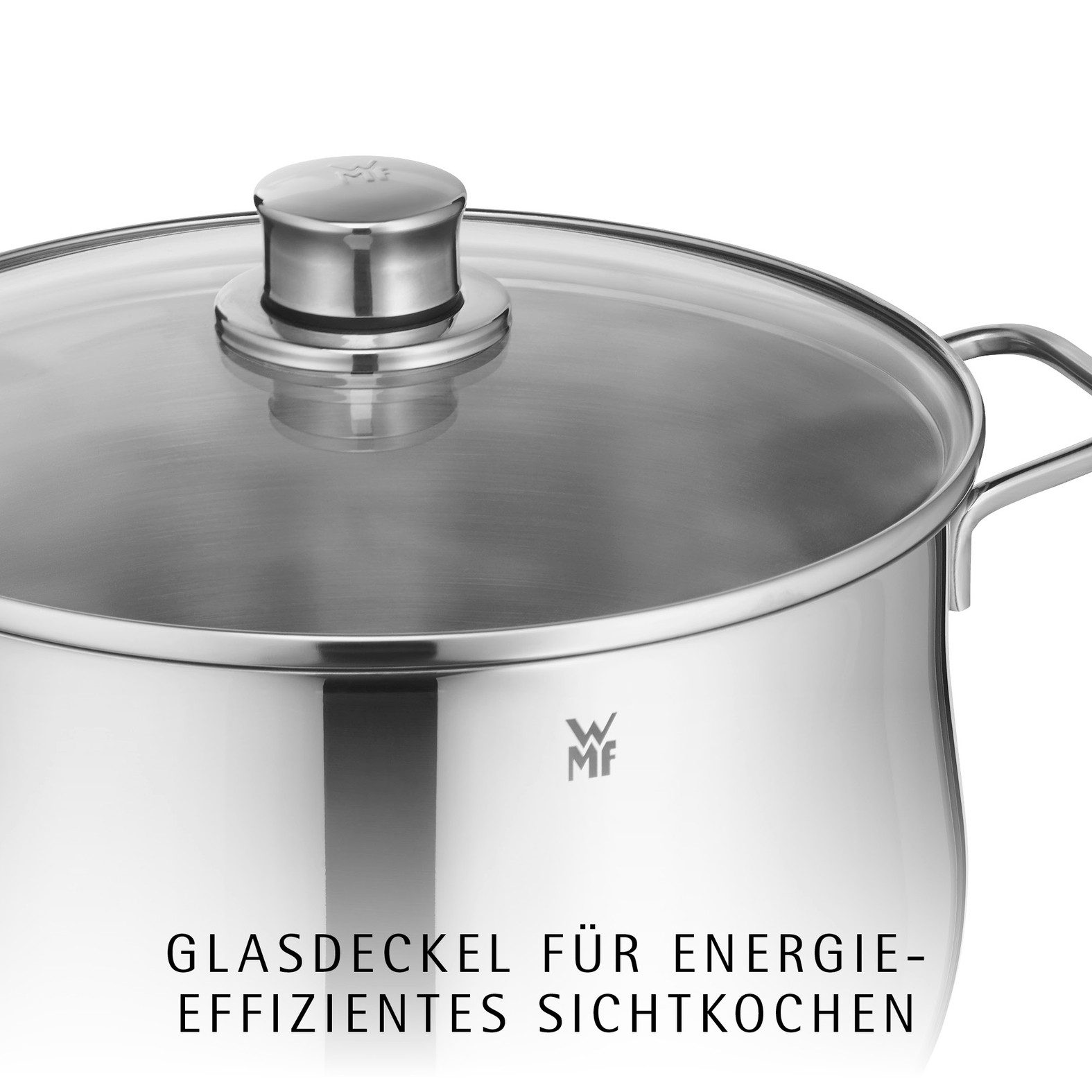 WMF Topf-Set Diadem Plus, Cromargan® Edelstahl Rostfrei 18/10 (Set, 9-tlg), poliert, TransTherm-Allherdboden, für alle Herdarten