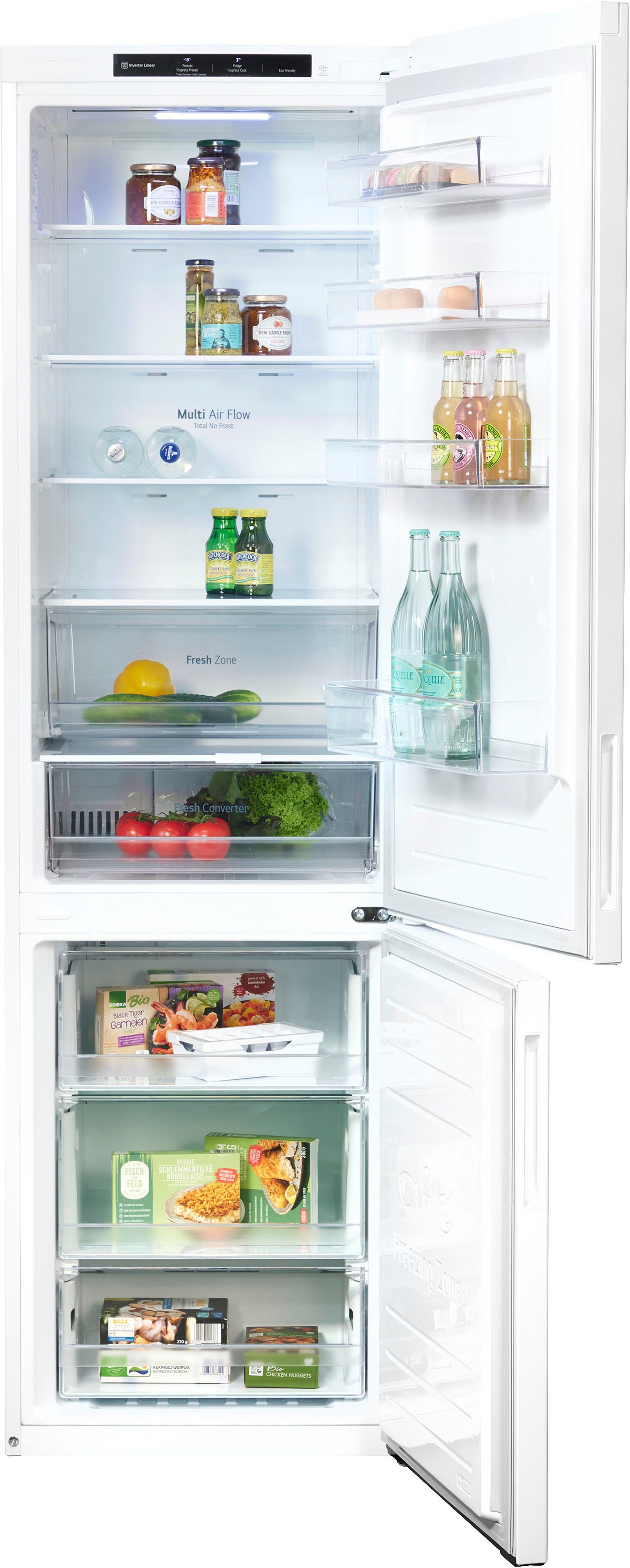 LG Kühl-/Gefrierkombination Serie 6 GBP62SWNAC, 203 cm hoch, 59,5 cm breit