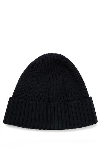 BOSS Beanie Fati aus Wolle in Rippenstrick, unisex – Bild 4 von 5