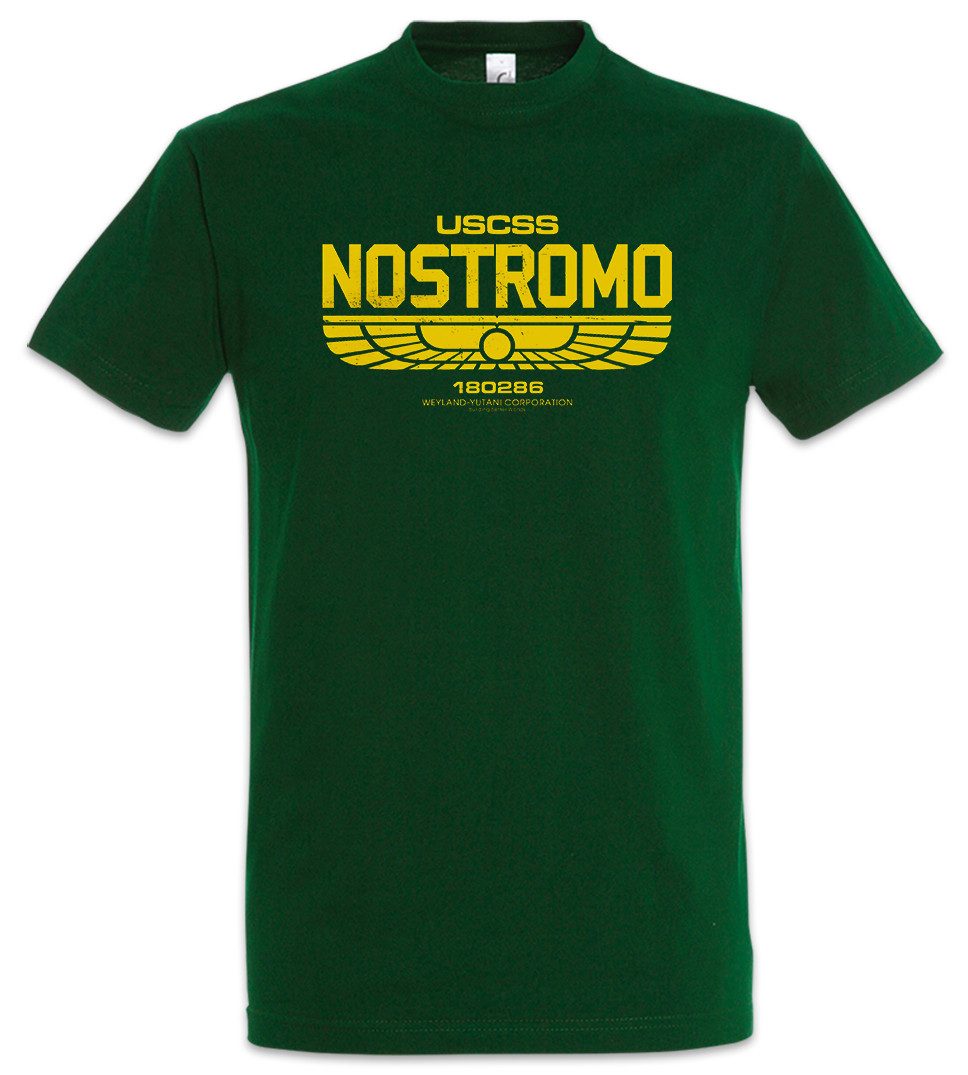 Urban Backwoods Print-Shirt USCSS Nostromo 4 Herren T-Shirt Alien Prometheus Nostromo Weyland (1-tlg) Corporation Weyland Aliens Yutani
