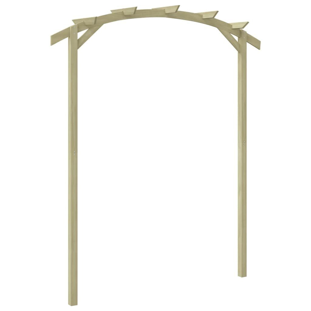 vidaXL Pergola Garten-Pergola Kiefernholz Imprägniert 180x210x40 cm, Kiefernholz Imprägniert Pergola Torbogen Rosenbogen Holzbogen Spalier