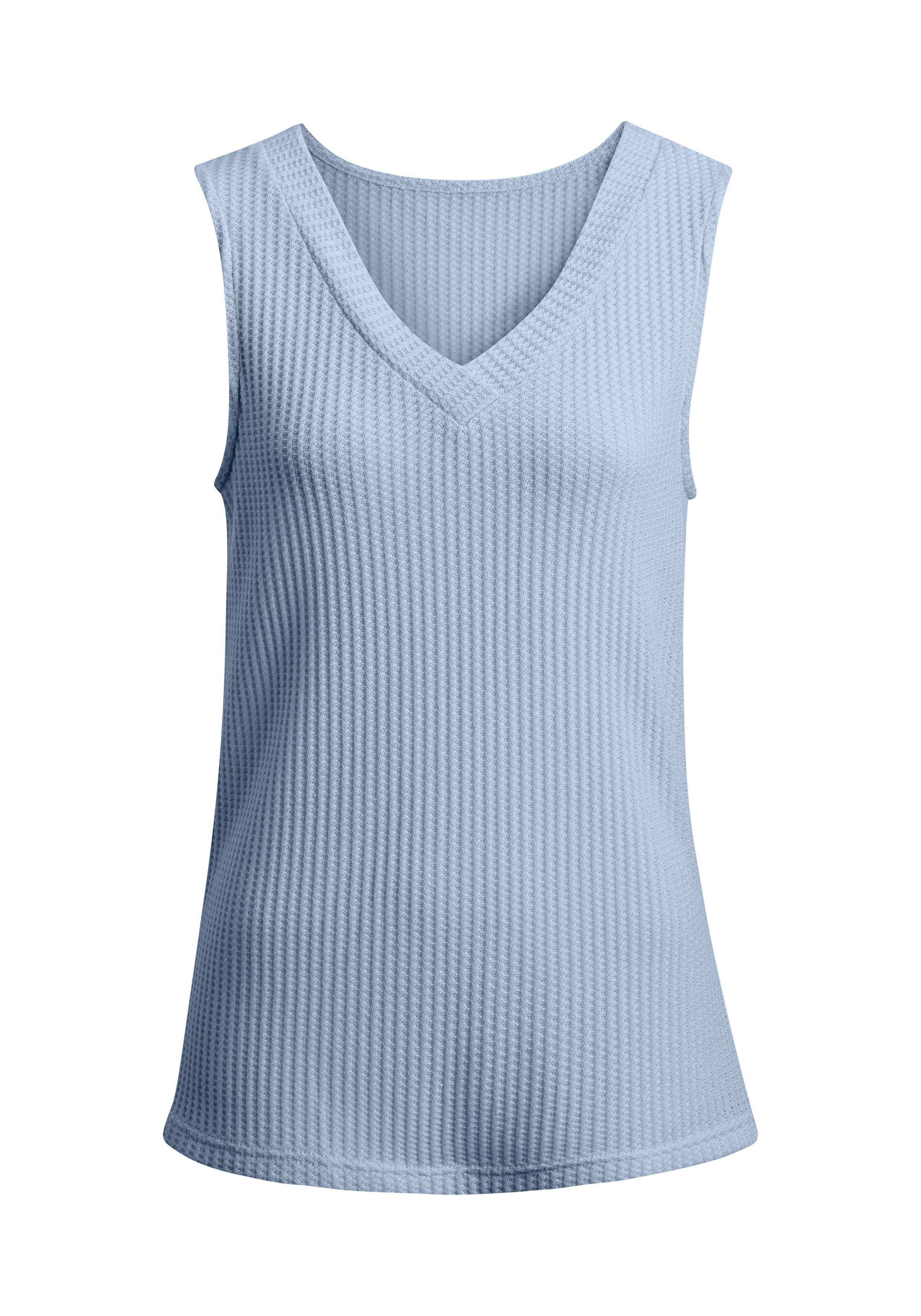 Vivance by Lascana Tanktop aus bügelfreier Piqué-Qualität mit Strukturmuster. € 19,99, (€ 19,99 pro 1 Stk).