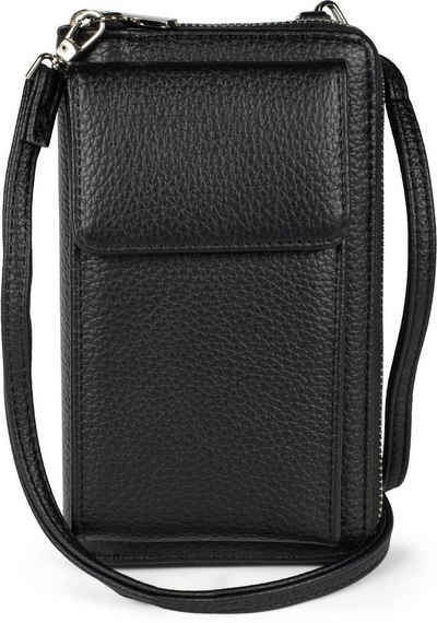 styleBREAKER Mini Bag, Geldbörse mit Handyfach - Umhängetasche RFID Schutz