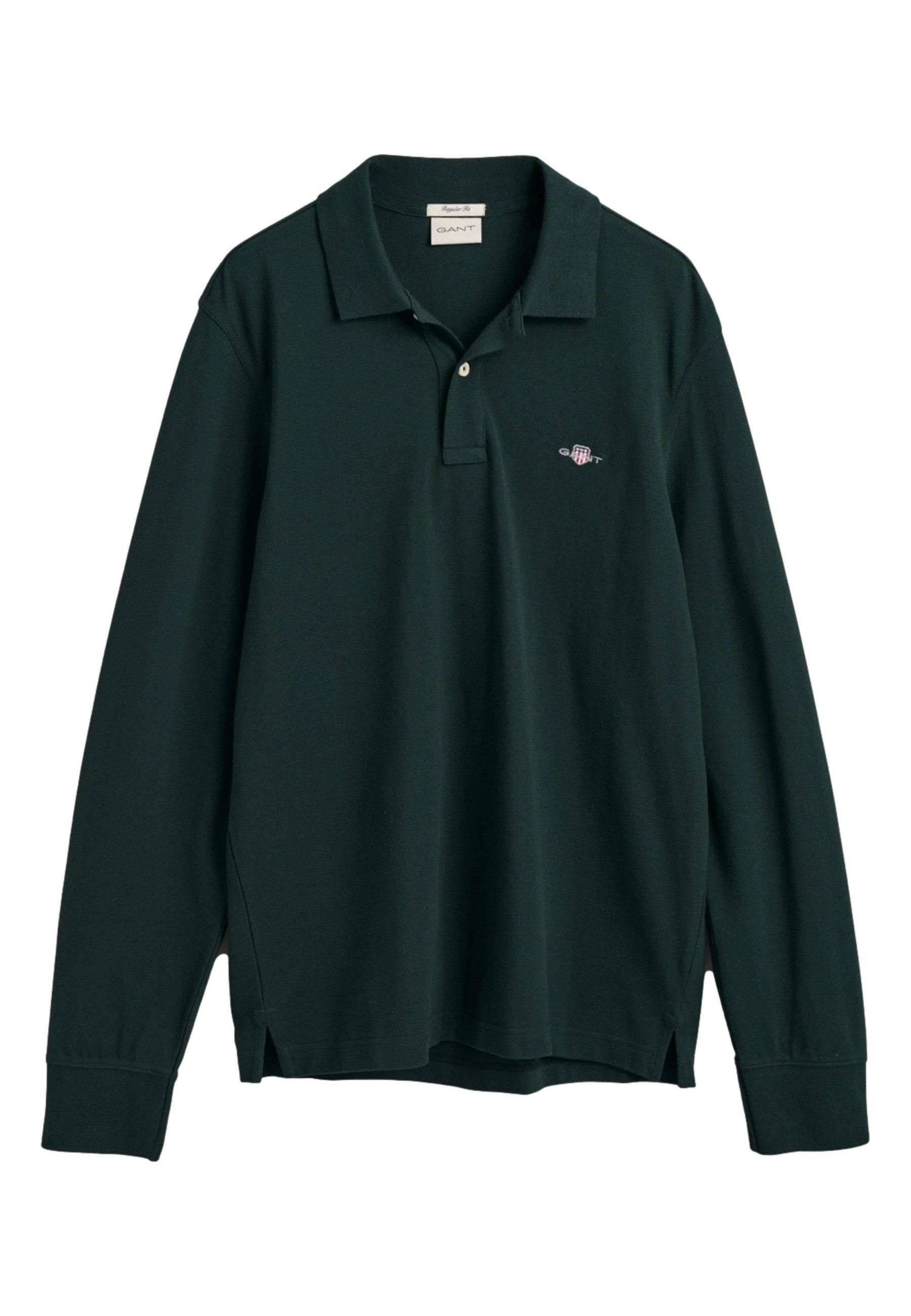 Gant Poloshirt Poloshirt REG CONTRAST Langarmshirt mit Polokragen (1-tlg., 1)