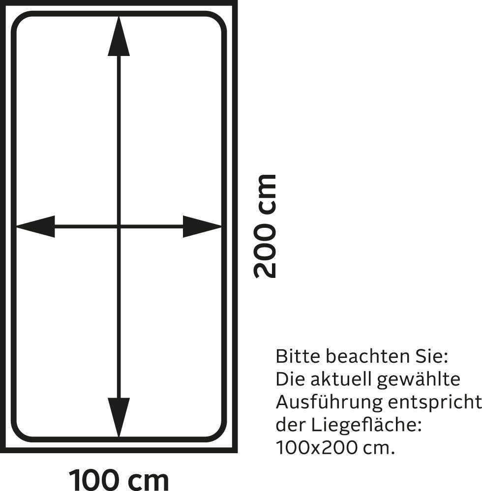 Home affaire Boxspringbett "Portland", in 3 Breiten, 3 Matratzenarten und 2 günstig online kaufen