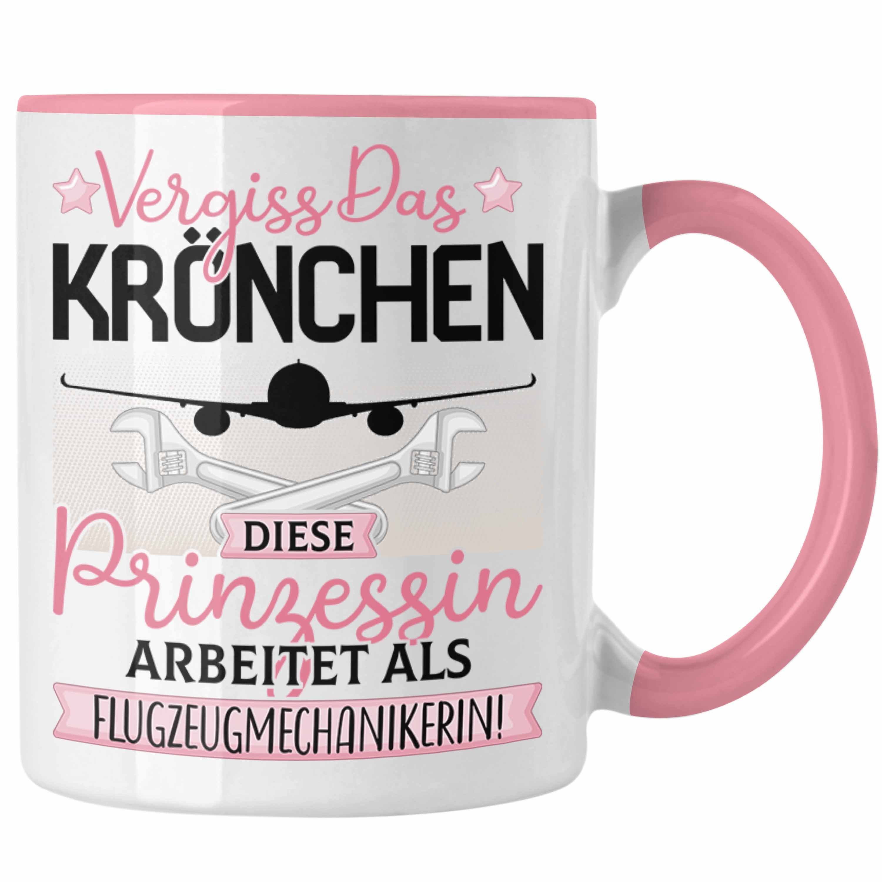 Trendation Tasse Flugzeugmechanikerin Frauen Geschenk Tasse Spruch Vergiss Das Kröchen Rosa | Teetassen