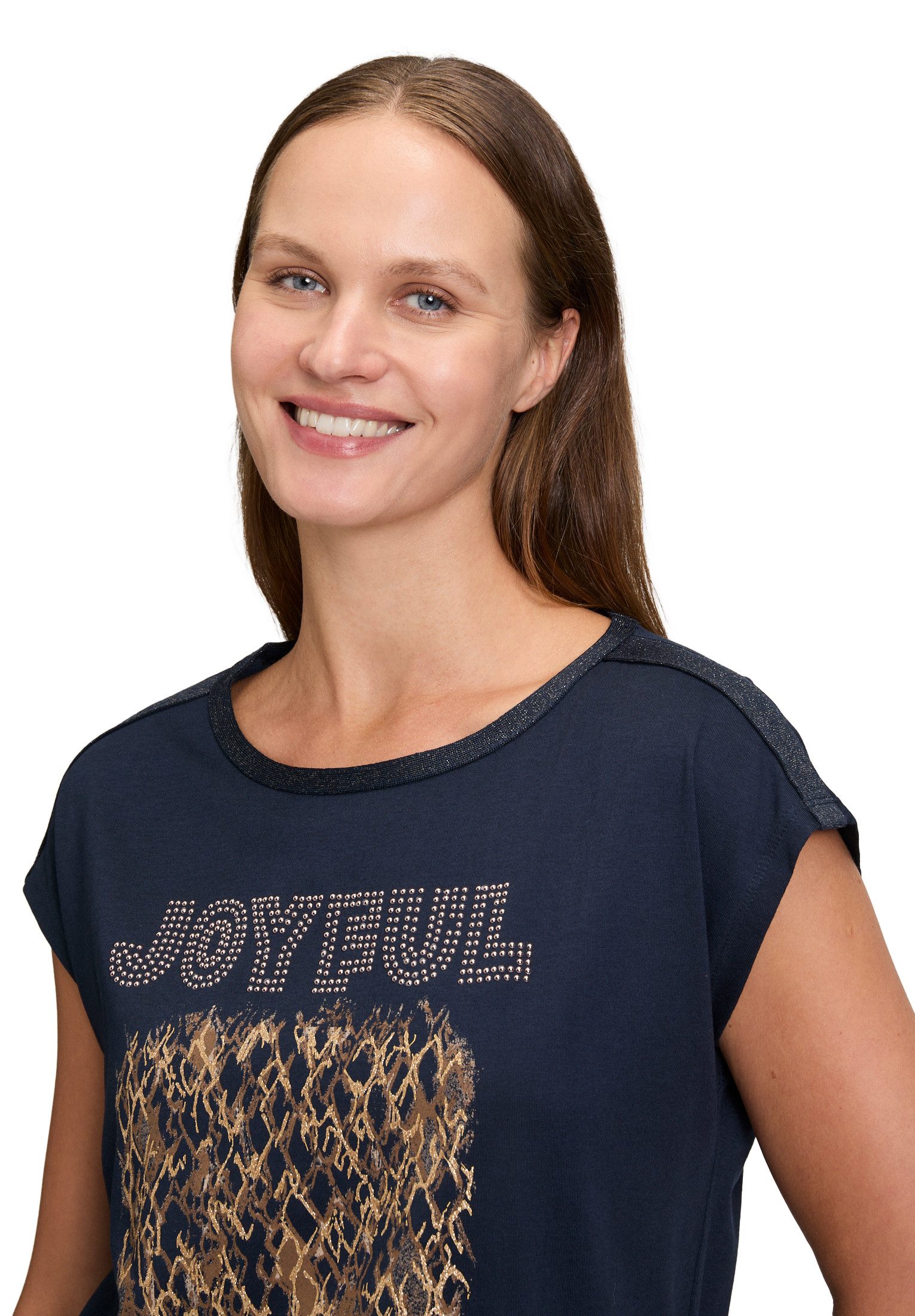 Betty Barclay Kurzarmshirt Damen mit U-Boot-Ausschnitt (1-tlg)