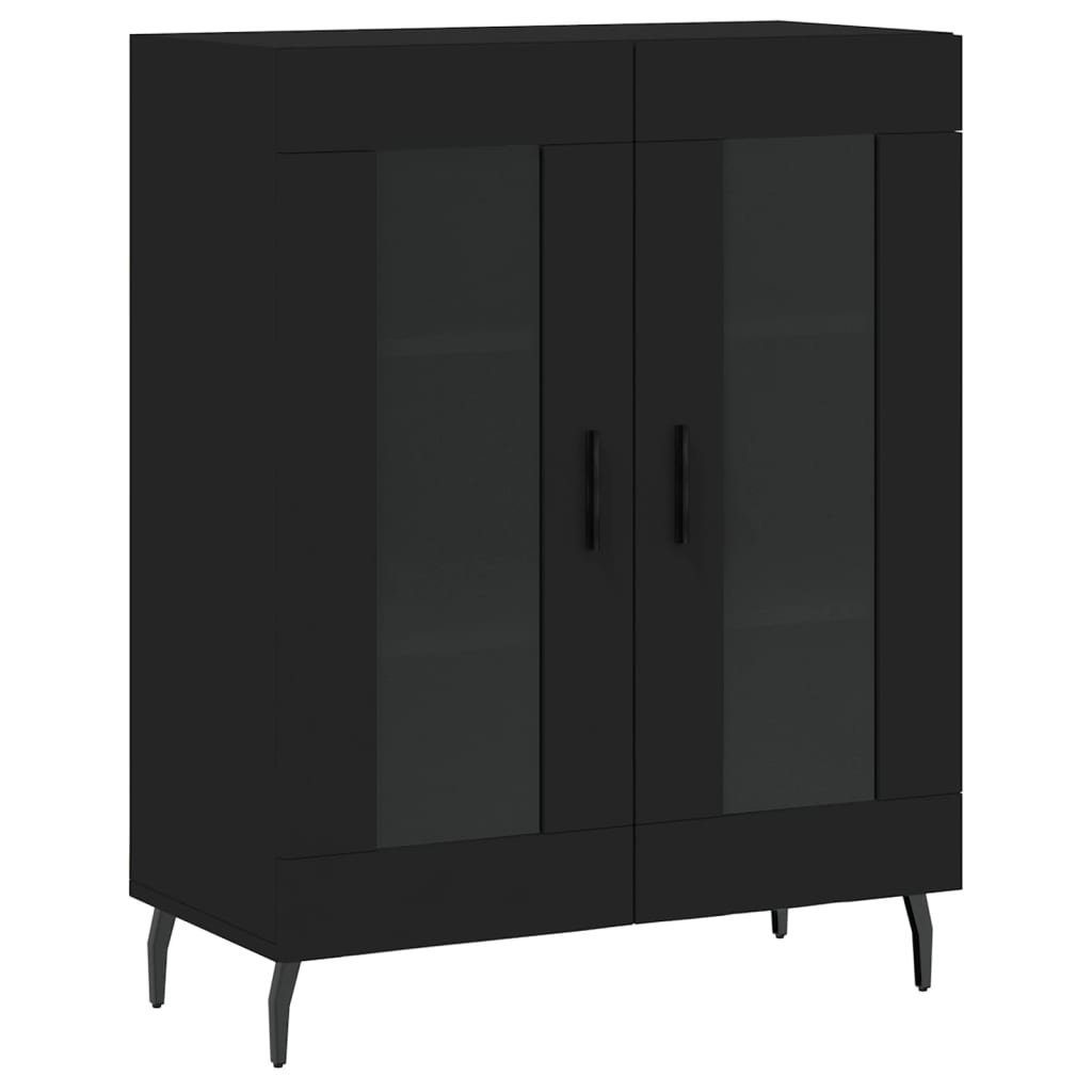 Kleiderschrank vidaXL cm Holzwerkstoff Highboard Regal Schrank Schwarz 69,5x34x180