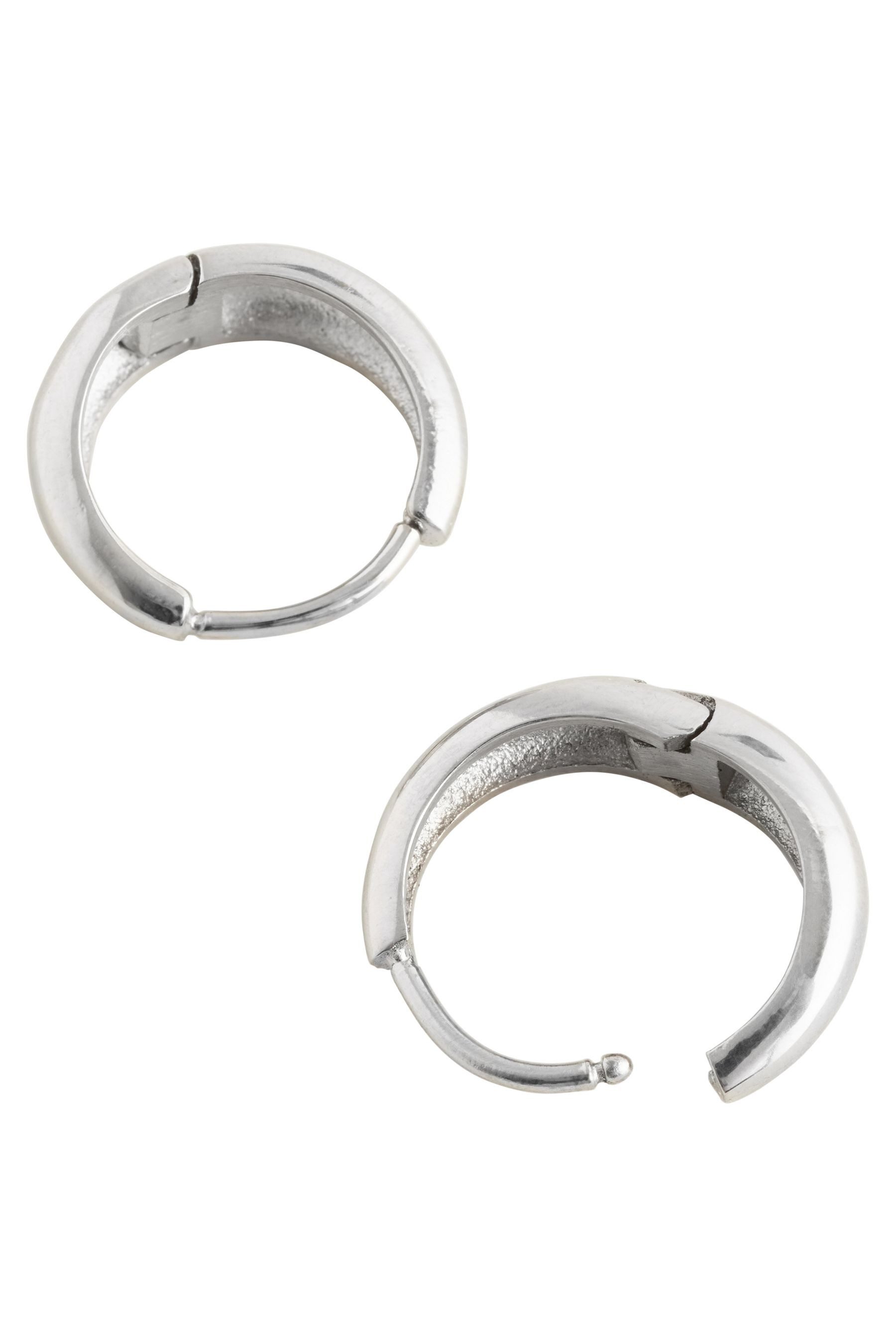 Next Paar Creolen Wasserdichte Huggie Creolen aus Edelstahl (1-tlg)