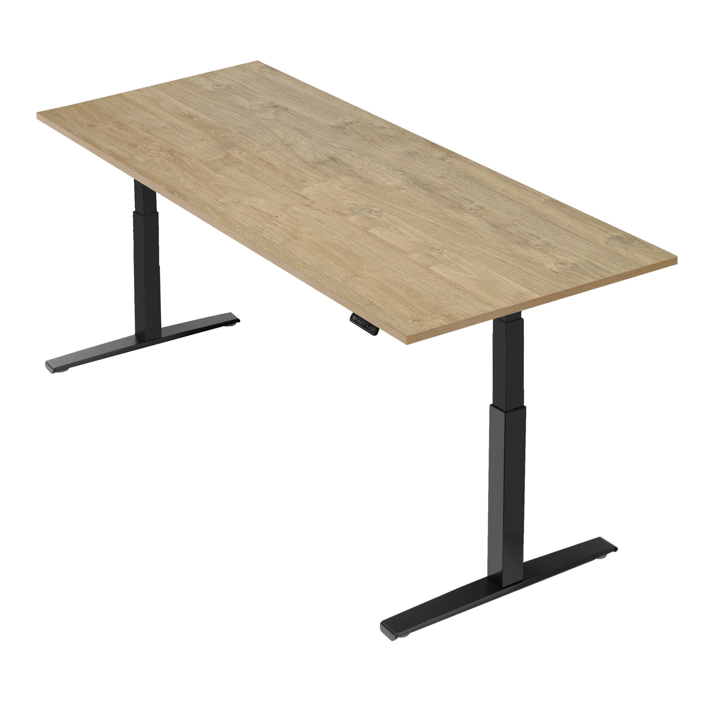 boho office® Schreibtisch Basic Line, Schwarz günstig online kaufen