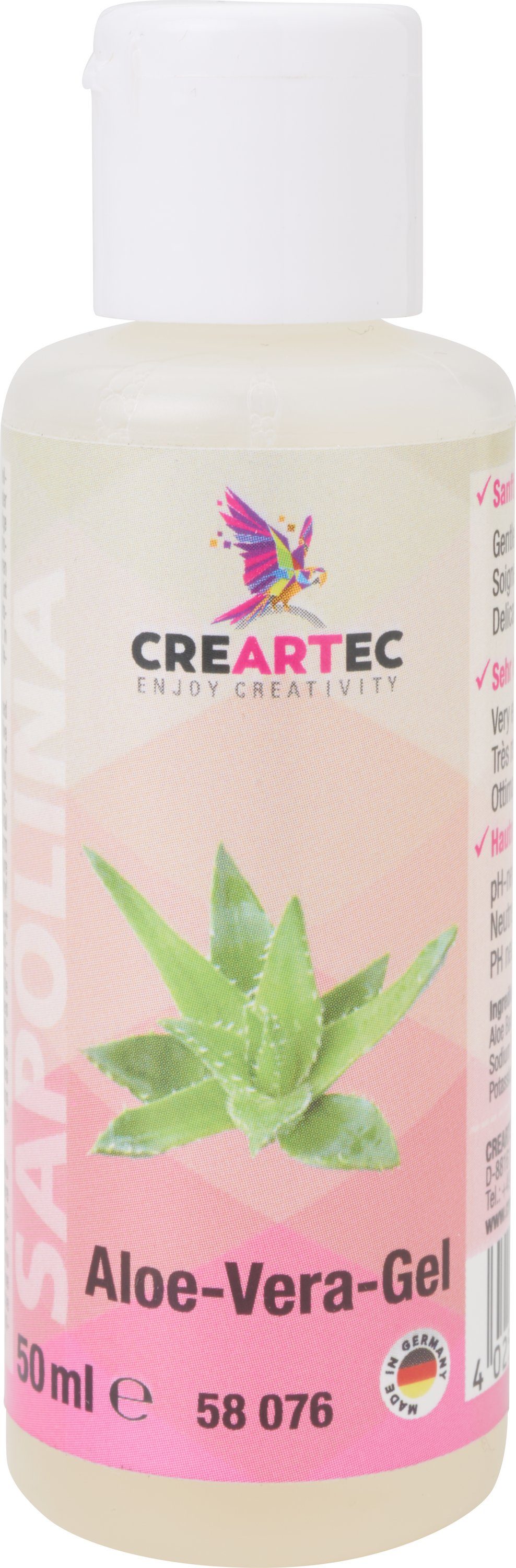 CREARTEC Badezusatz Aloe-Vera-Gel Seifenzusatz, 50 ml