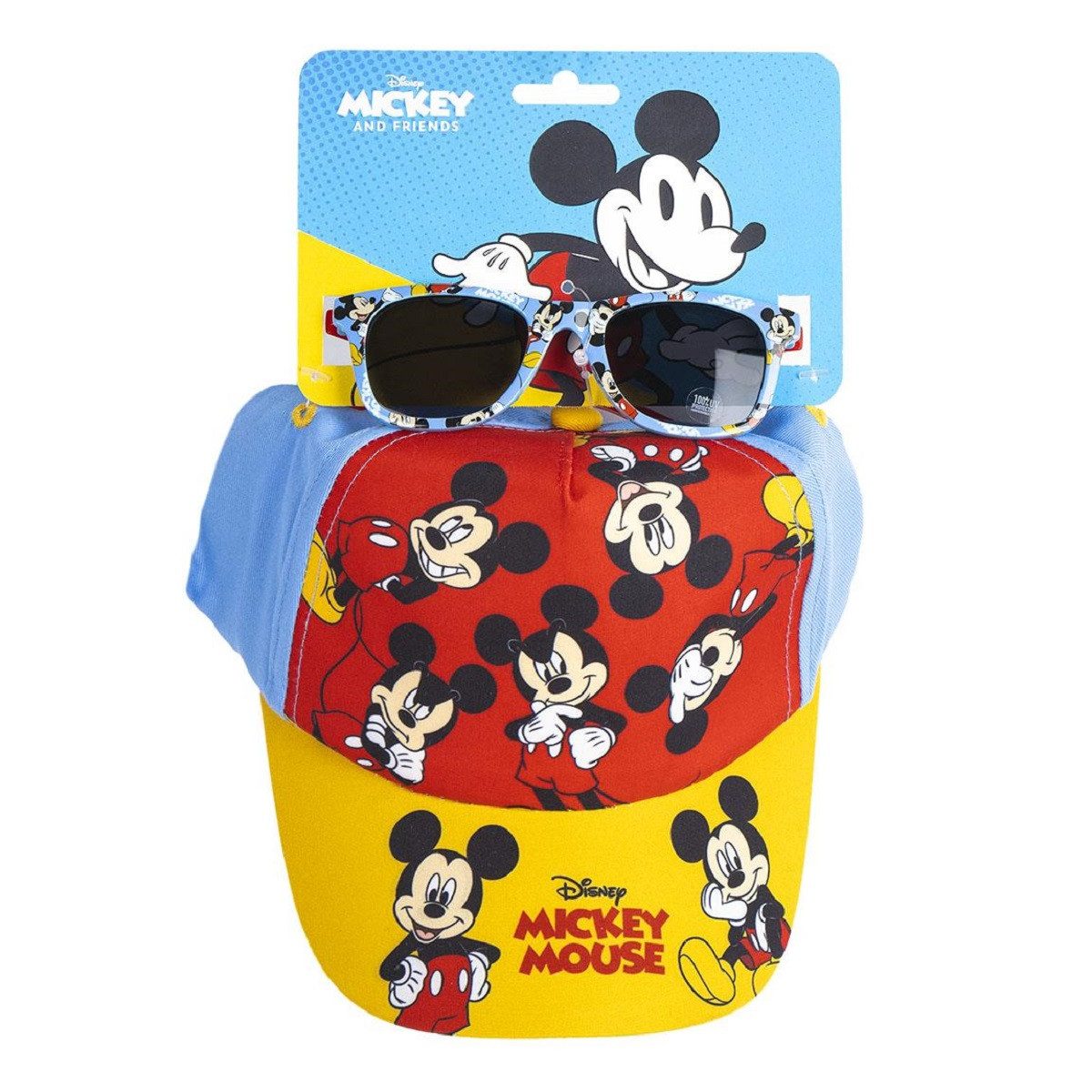 Disney Mickey Mouse Sonnenbrille Kinder Cap & Sonnenbrille – Perfektes Set für den Sommer