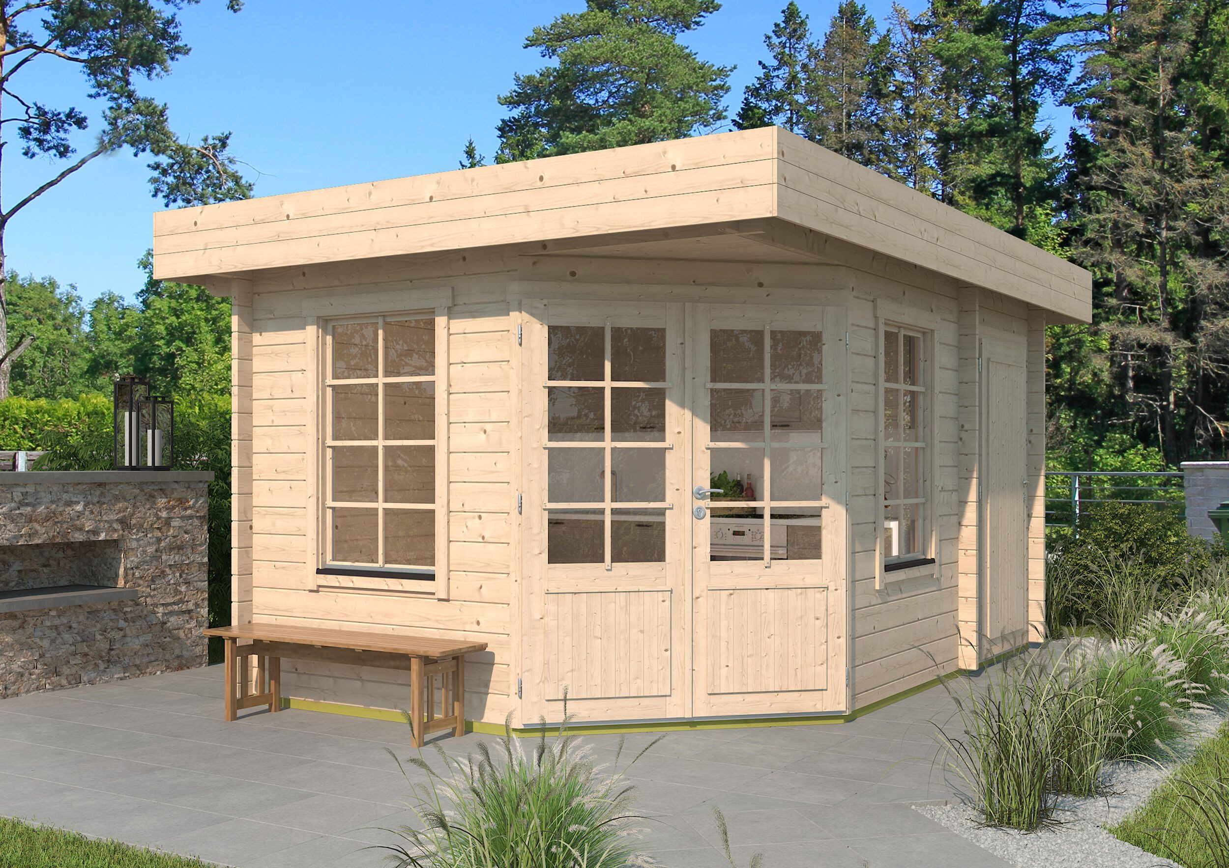 Fjordholz Gartenhaus Lena 44