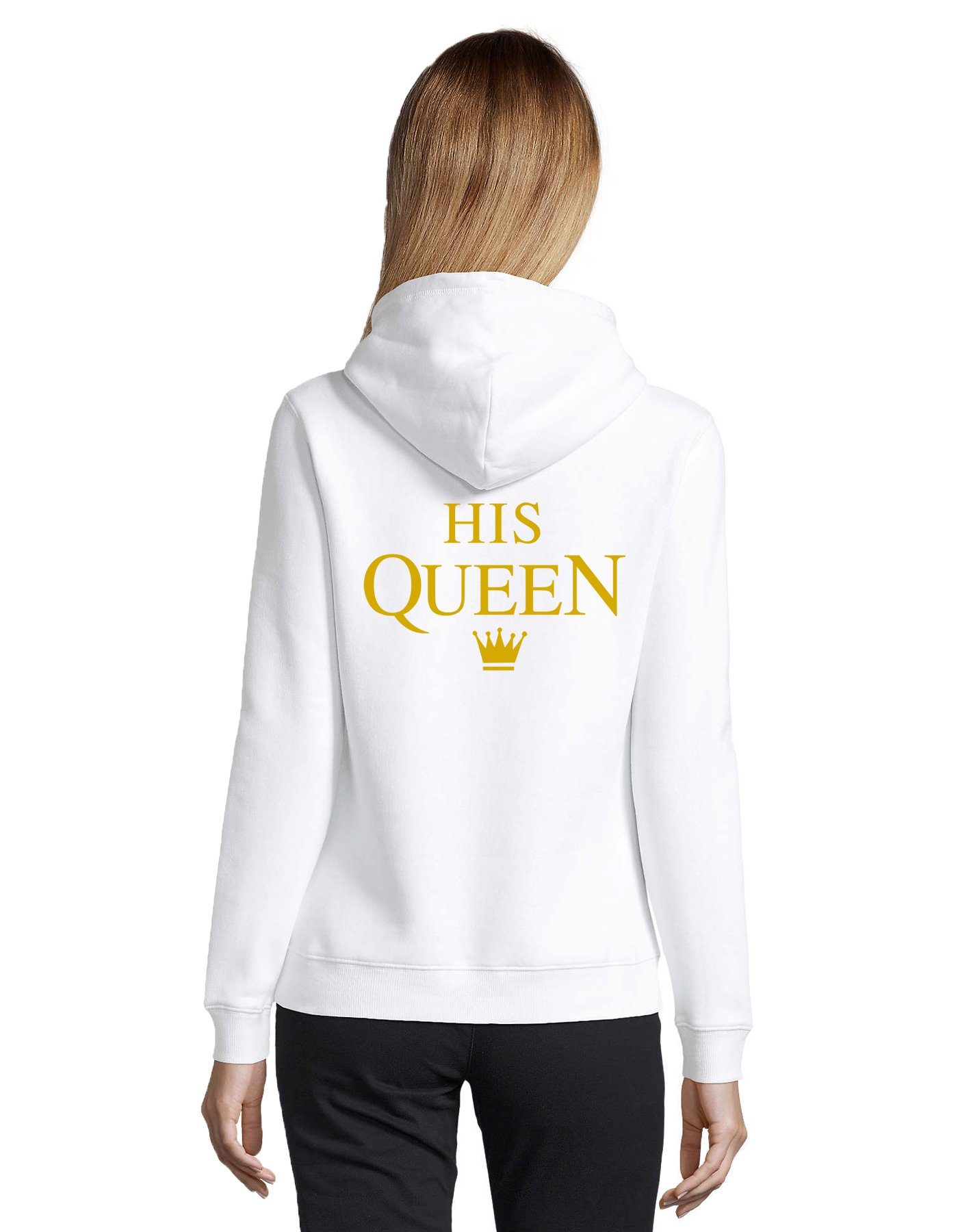 Hoodie Unisex Paar Pärchen Pullover The King His Queen Valentin Bff Friends