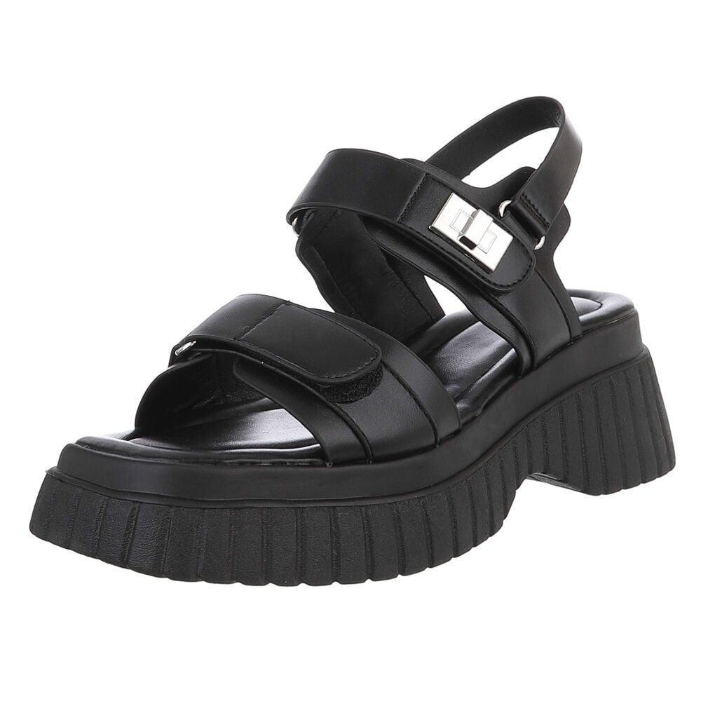 Ital-Design Modische Sandalen mit ergonomischer Sohle für Damen Plateausand günstig online kaufen