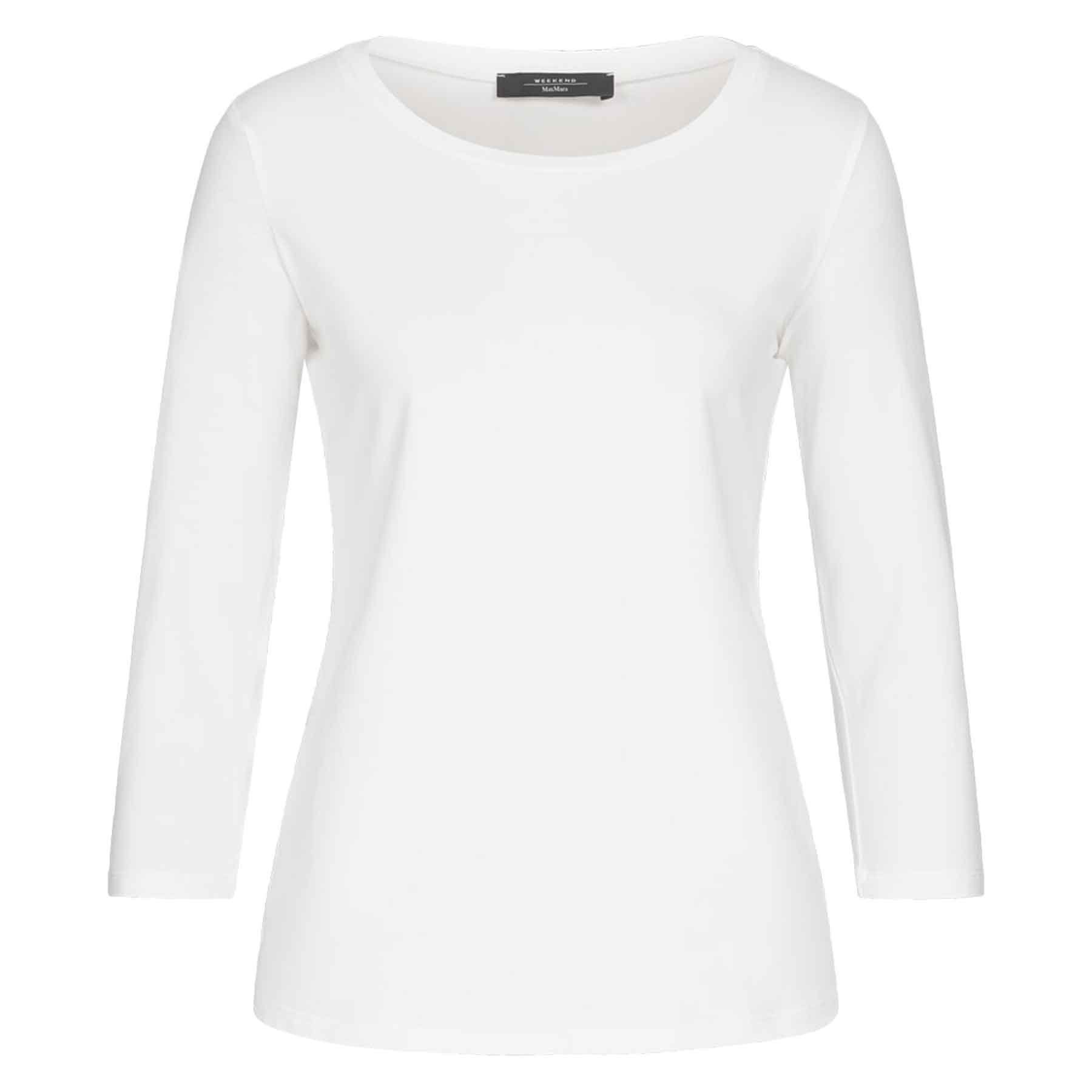 WEEKEND BY MAX MARA Langarmshirt Langarmshirt MULTIA mit 3/4-Arm aus Baumwolle