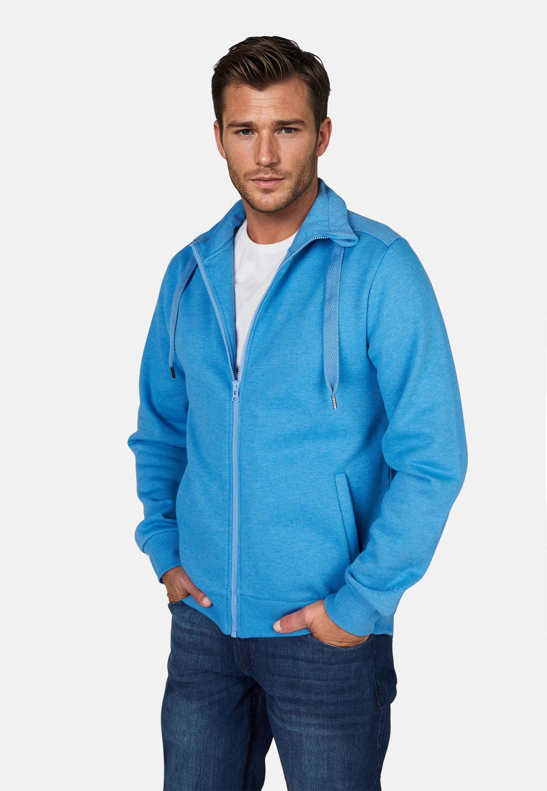 salzhaut Sweatjacke MOOL Herren normale Passform komfortabler Fit, nordisch klar – entspannter Look mit Haltung