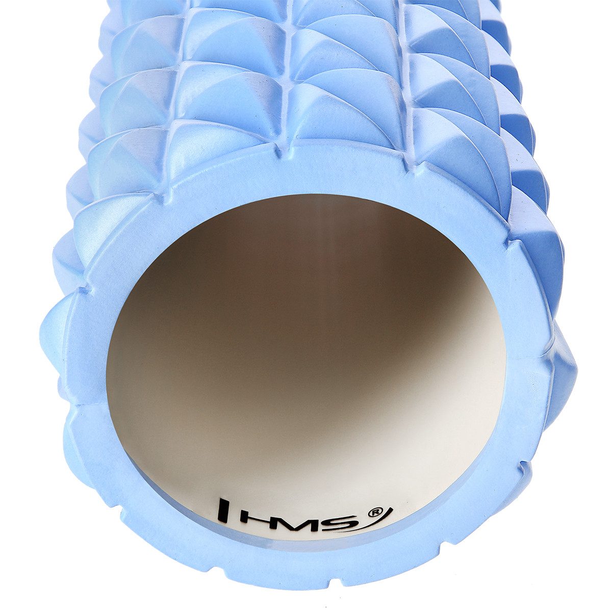 HMS Fitnessrolle Massagerolle 45cm strukturiert Sportrolle Therapierolle Faszienrolle, formstabil, entspannend, einfache Anwendung