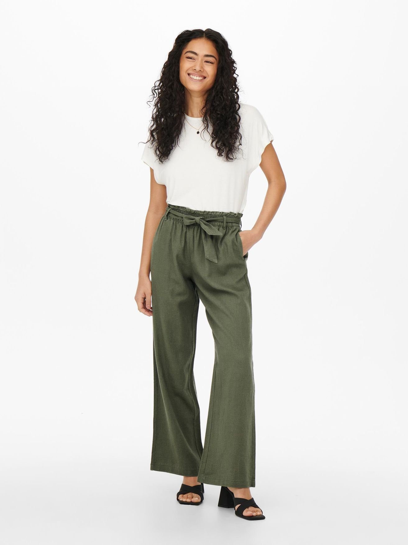 JACQUELINE de YONG Stoffhose JDYSAY LINEN günstig online kaufen